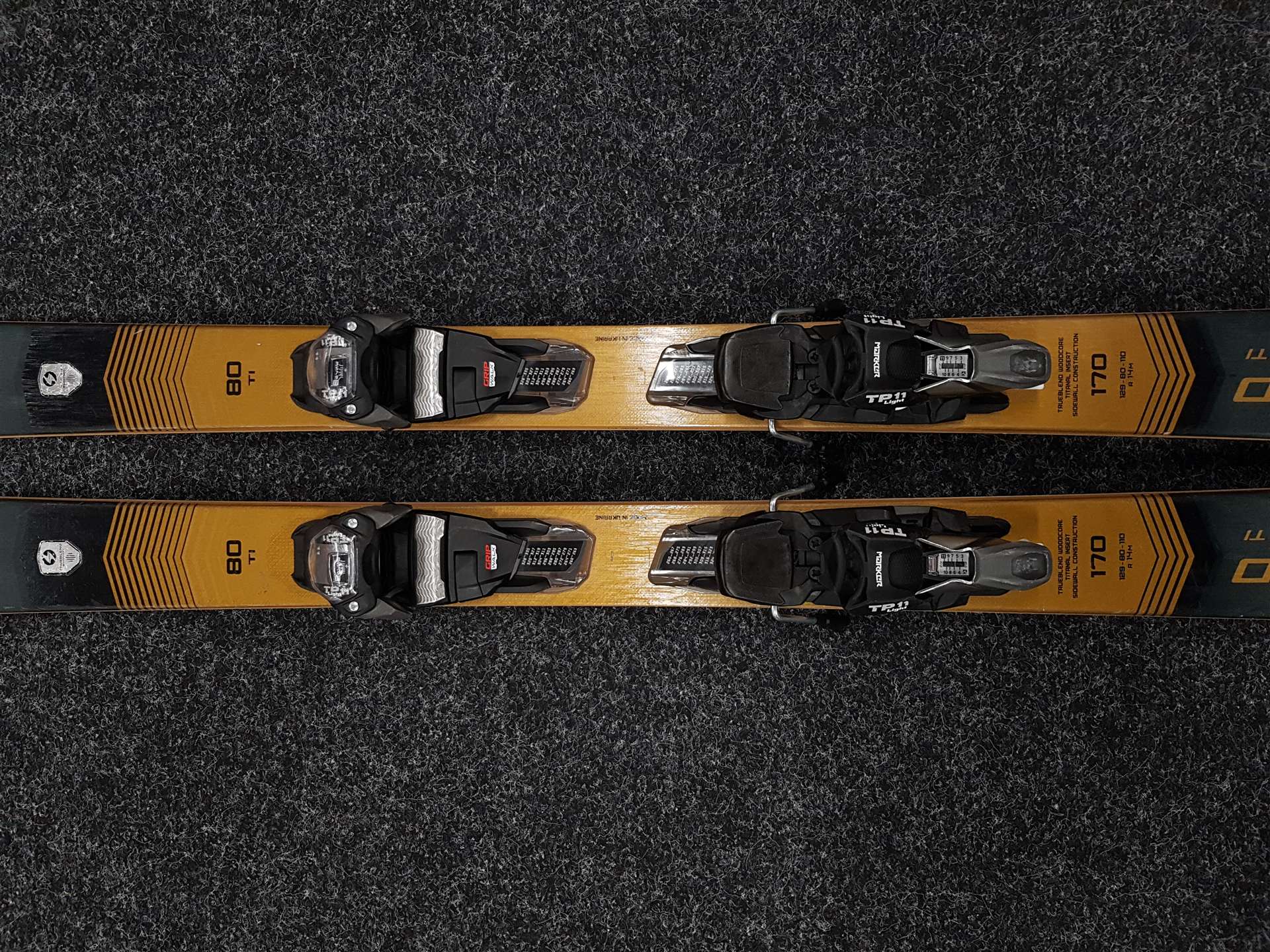 Używane narty BLIZZARD Stormbird 80 Ti + wiązania Marker TP Light 11