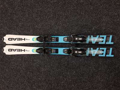 Rabljene dječje skije HEAD Supershape Team 117 + vezovi Tyrolia JRS 4.5 CA