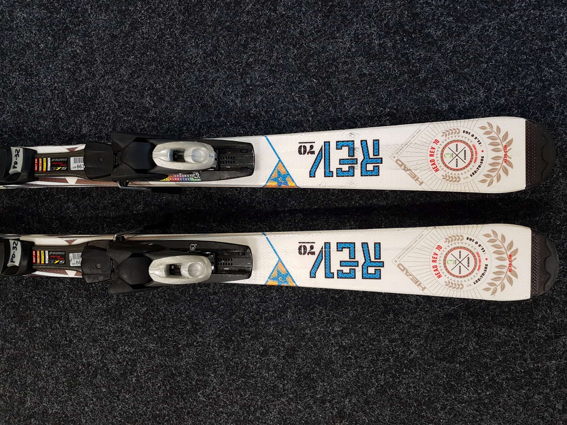 Esquís usados HEAD ERA 3.0 REV 70 + fijaciones Tyrolia SP 10