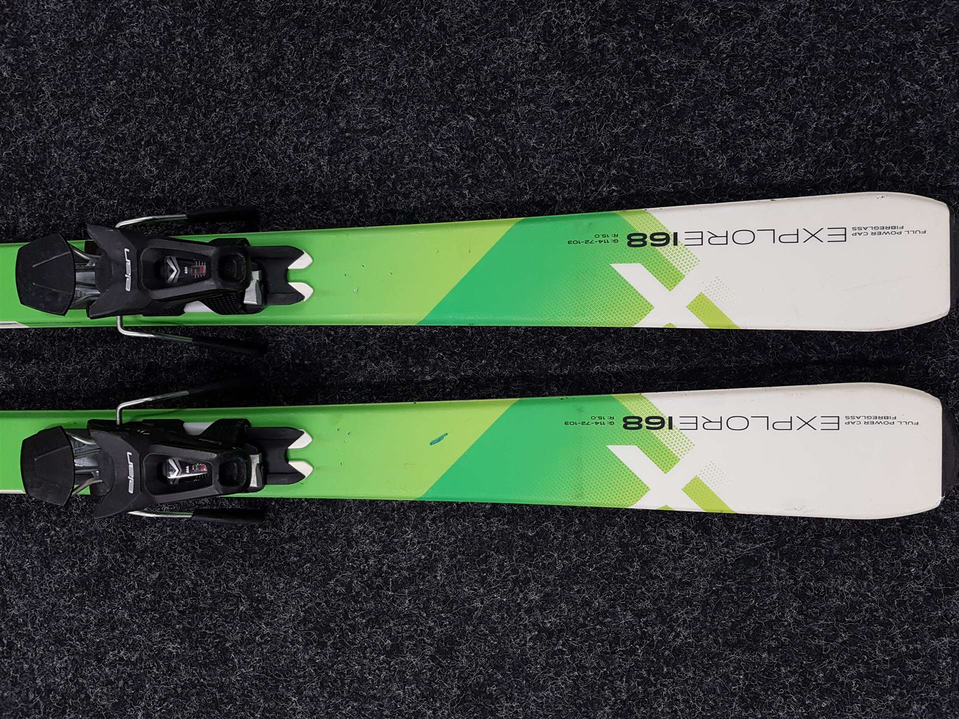 Skis ELAN Explore 168 d'occasion + fixations Elan EL 10