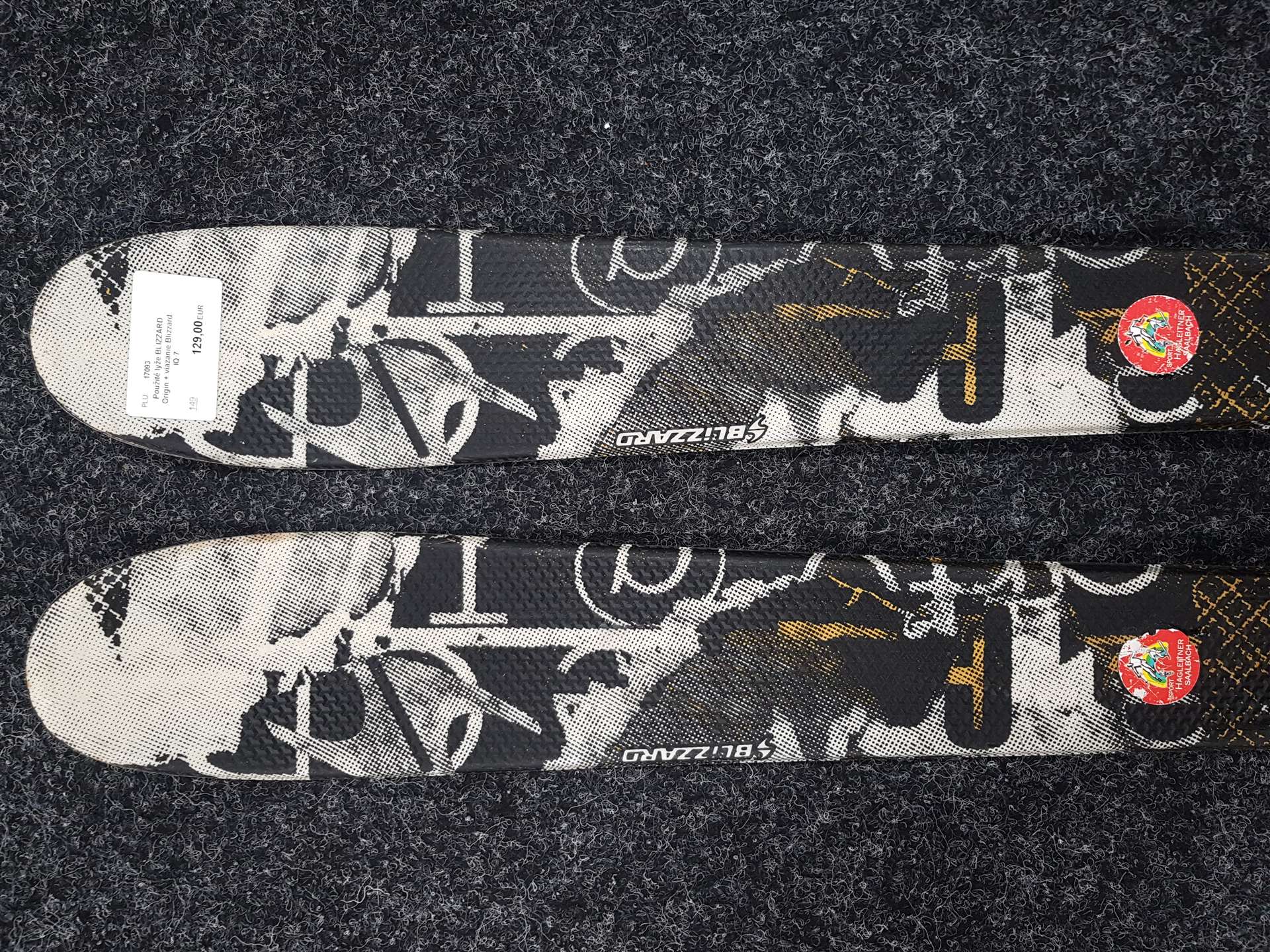 Použité lyže BLIZZARD Origin + viazanie Blizzard IQ 7