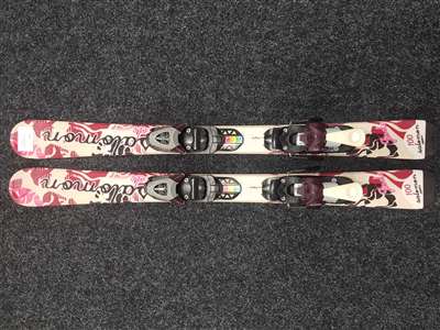 Použité dětské lyže SALOMON Jade + vázání Salomon TZ 5