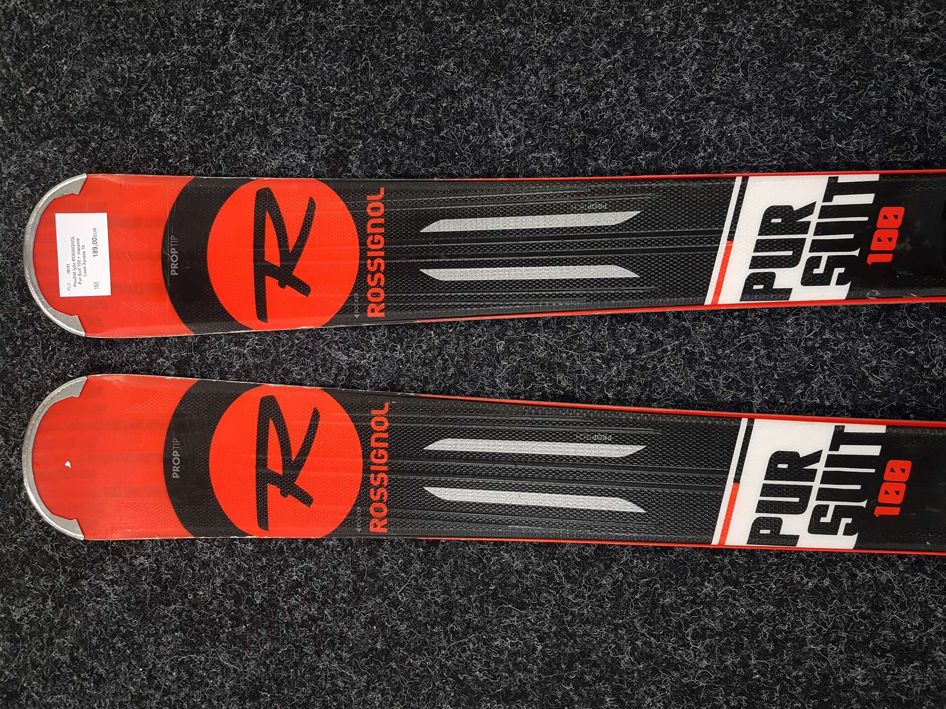 Használt ROSSIGNOL Pur Suit 100 síléc + Look Xpress 10 kötés