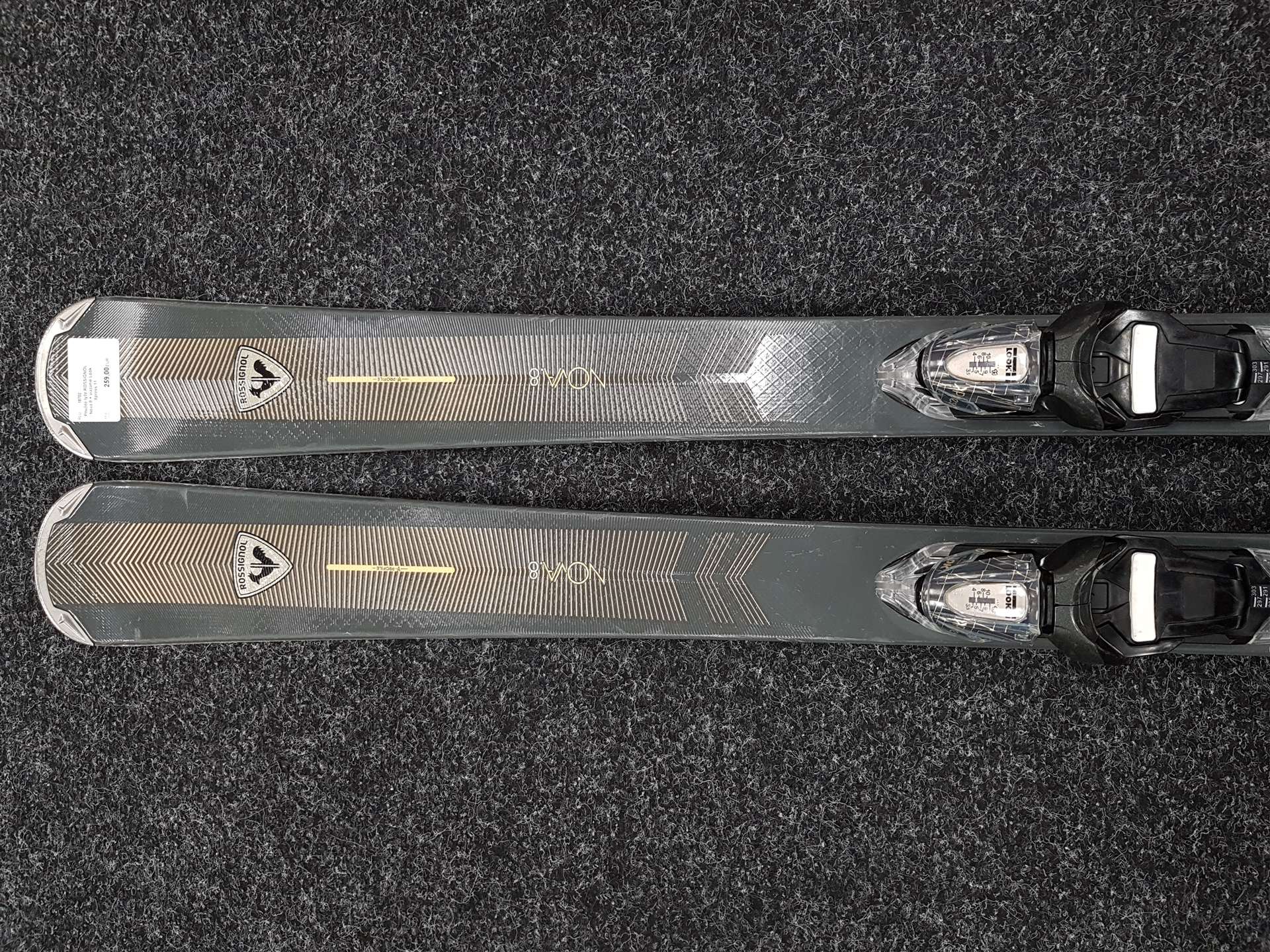 Esquís ROSSIGNOL Nova 8 usados + fijaciones Look Xpress 11