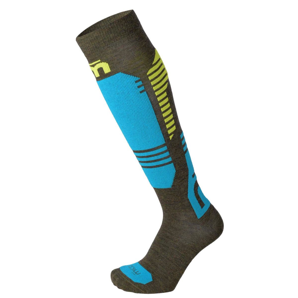 MICO LIGHT W.SUPERTHERMO MERINO GYEREK SÍZOKNI, KATONAI ZÖLD