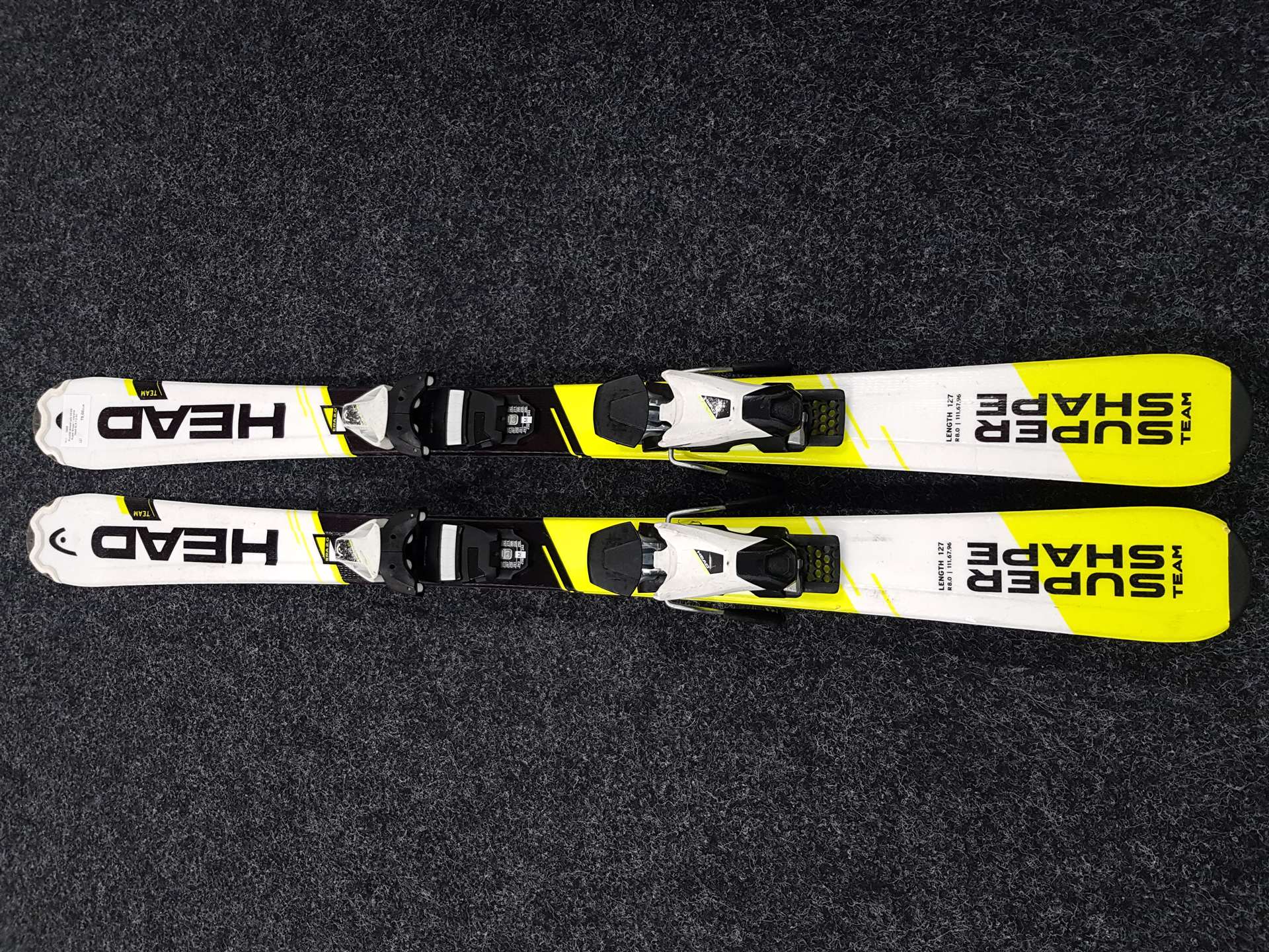 Gebrauchte HEAD Super Shape Kinderski + Head SLR 7.5 AC Bindungen