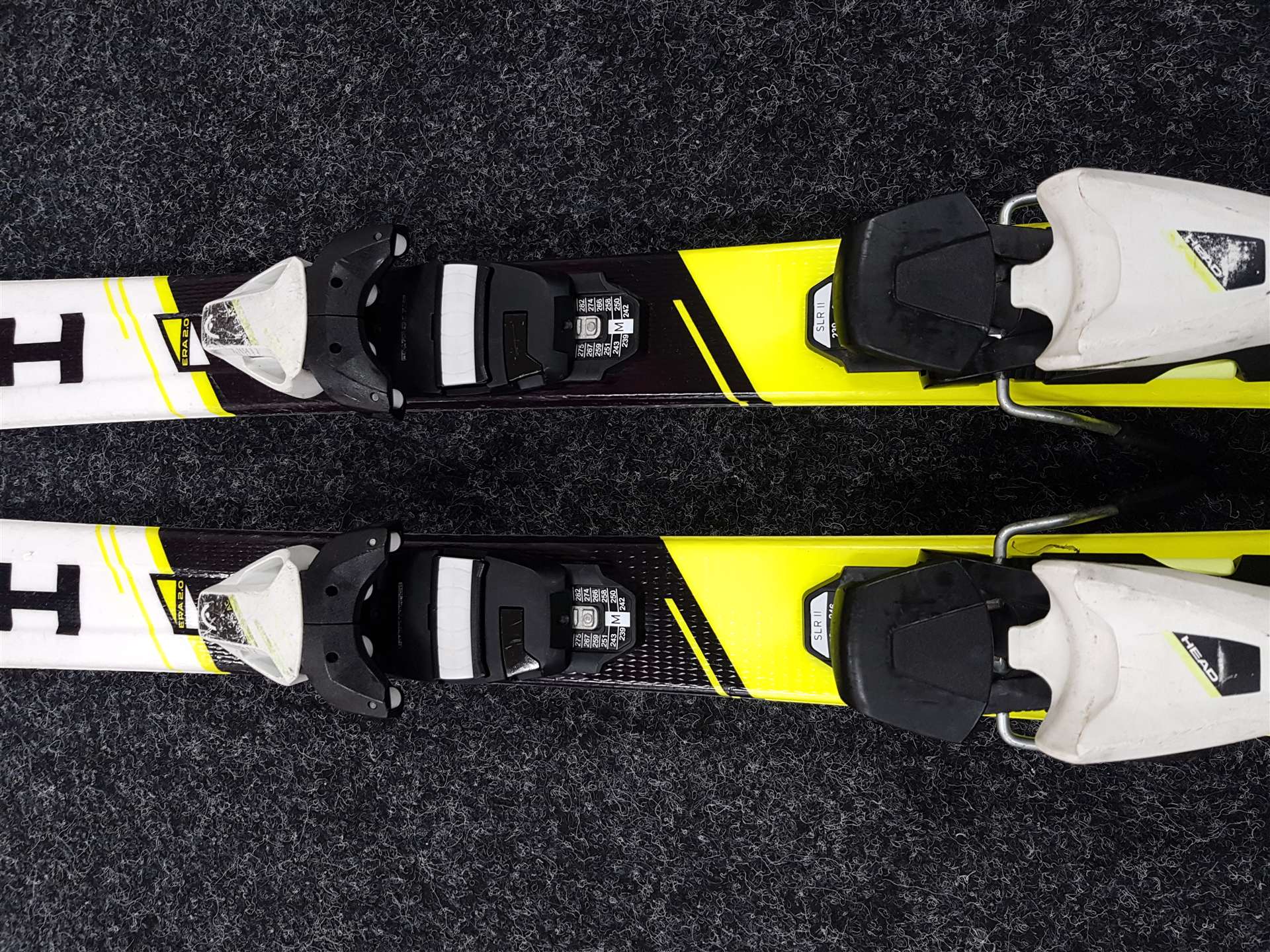 Gebrauchte HEAD Super Shape Kinderski + Head SLR 7.5 AC Bindungen