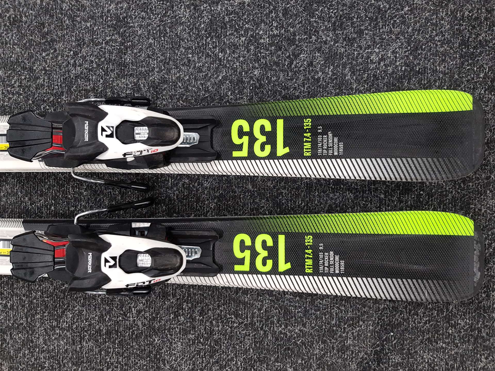 Gebrauchte Skier VOLKL RTM 7.4