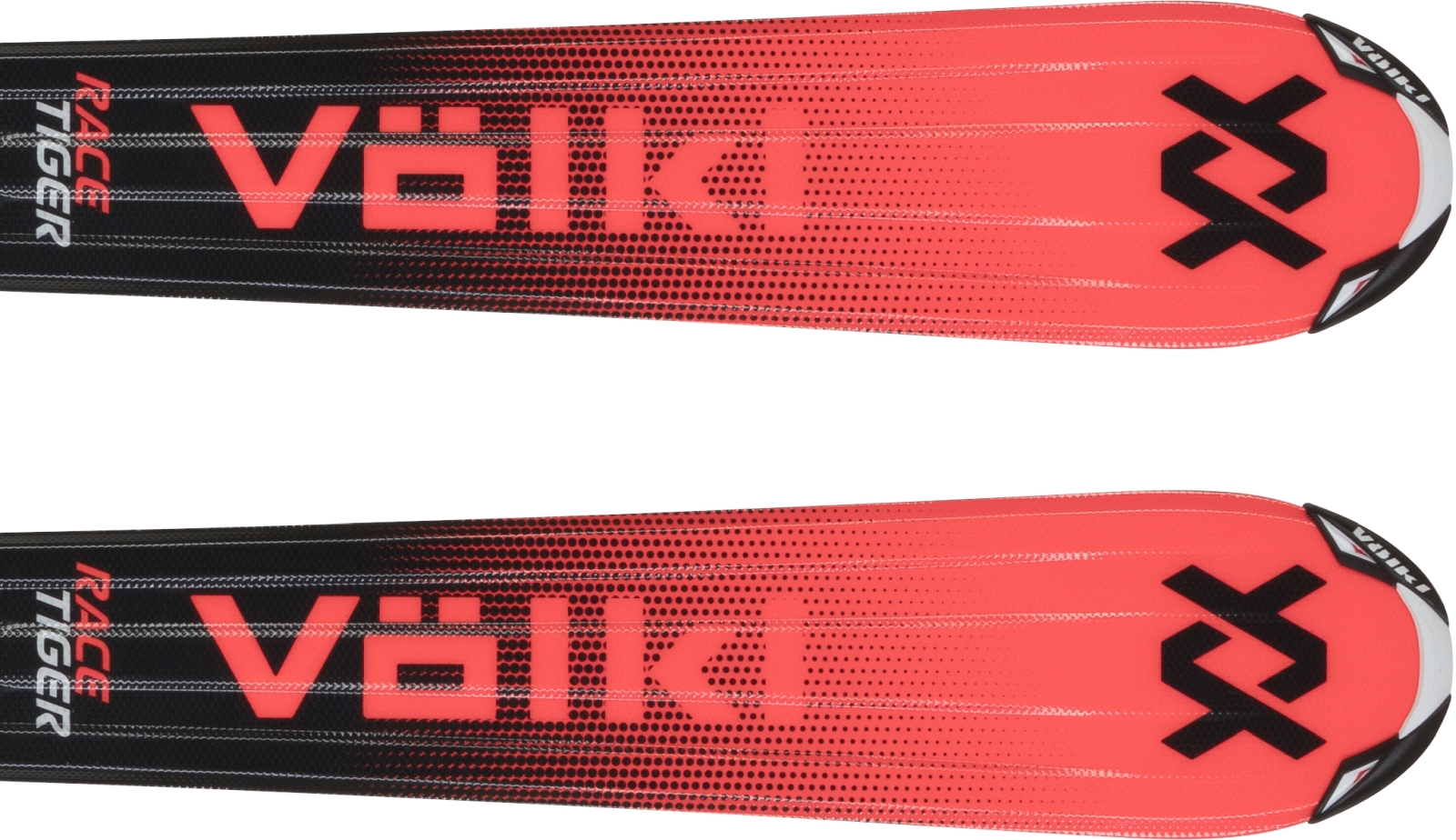 Schiuri RACETIGER JUNIOR RED + legături 7.0 VMOTION JR