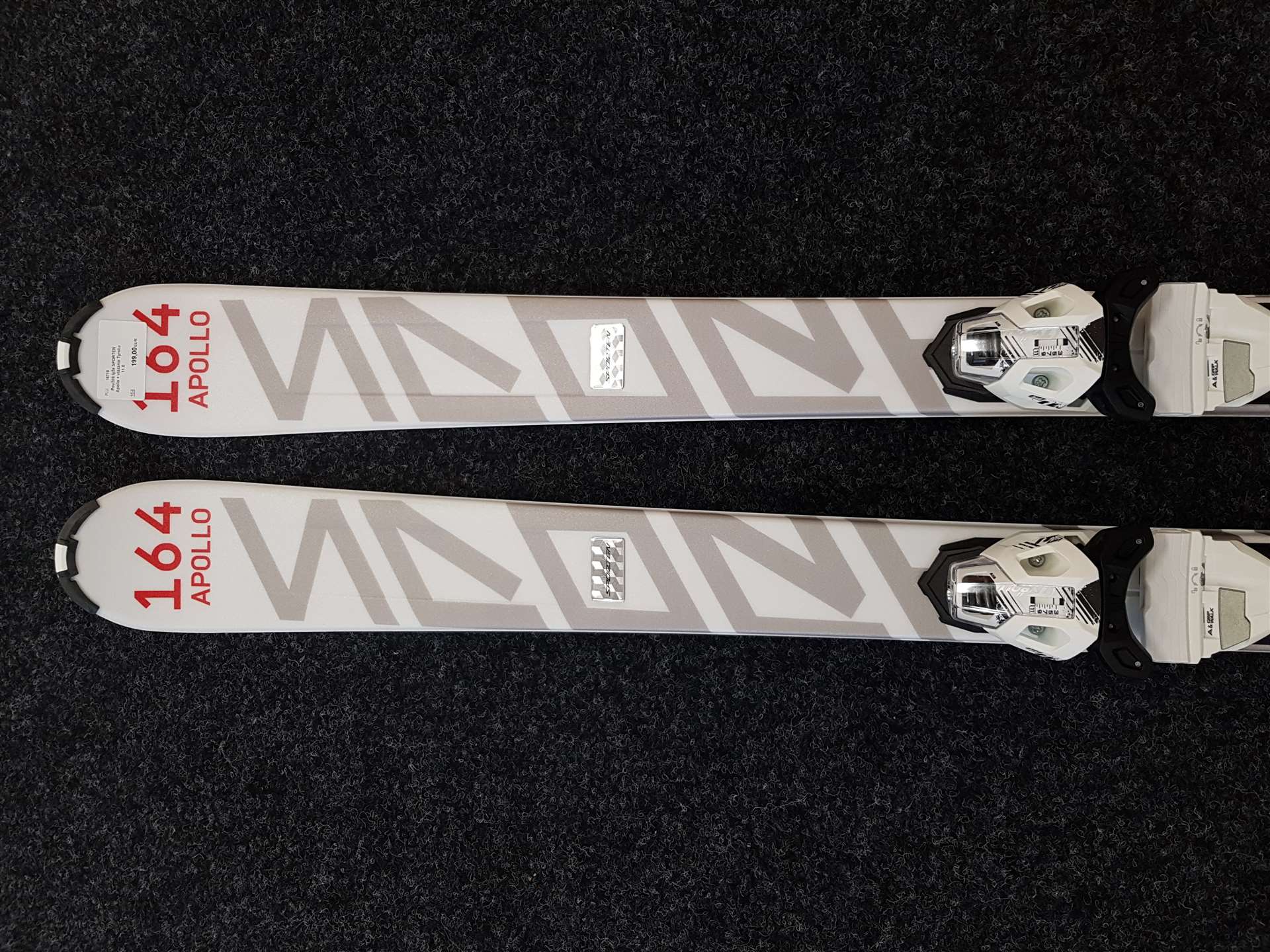 Zánovní lyže SPORTEN Apollo + vázání Tyrolia 11.0