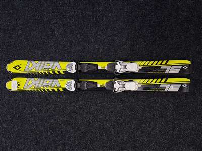 Gebruikte kinderski's VOLKL Racetiger Junior 110 + bindingen Marker 4.5
