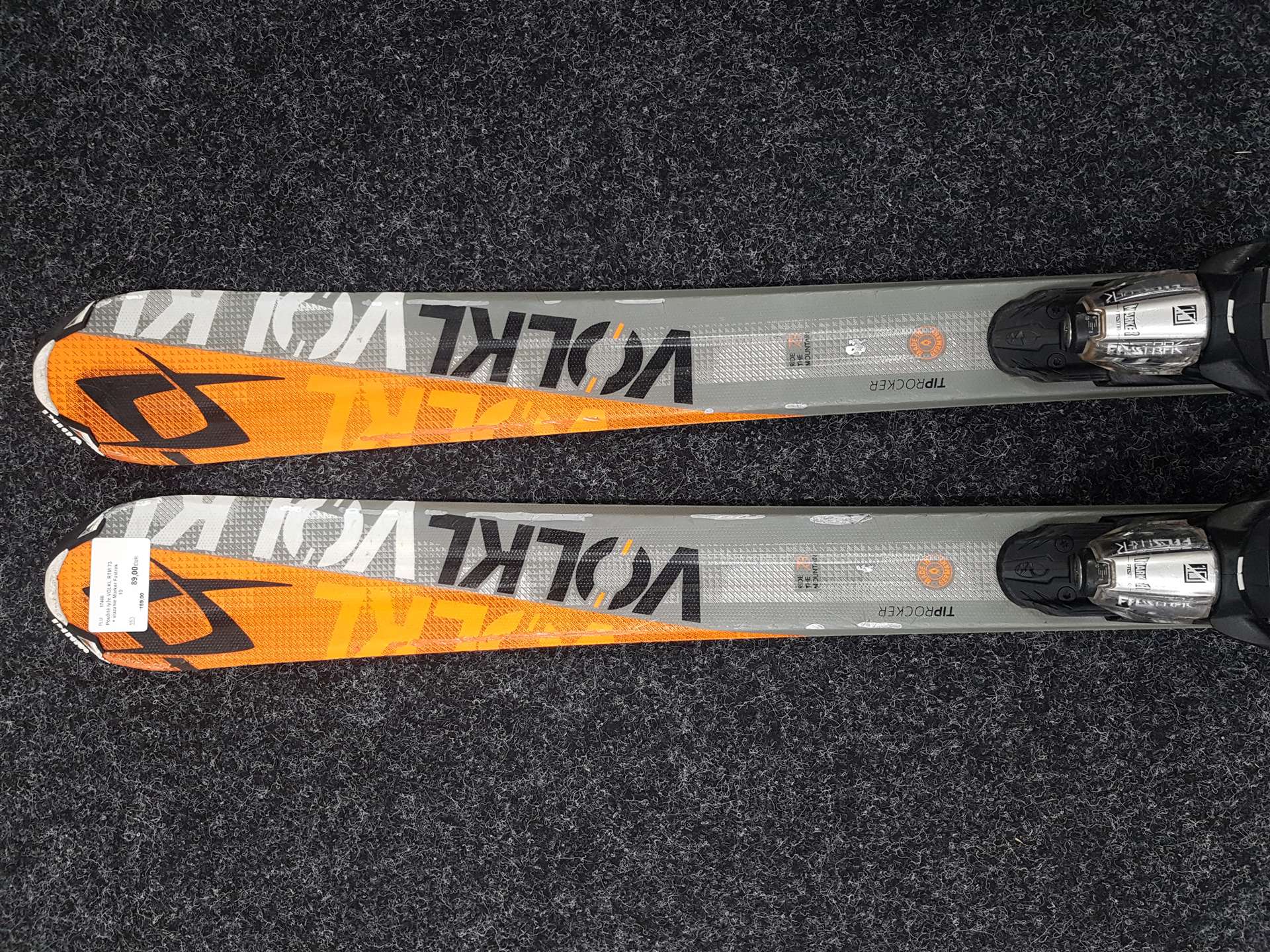 Sci VOLKL RTM 73 usati + attacchi Marker Fastrek 10