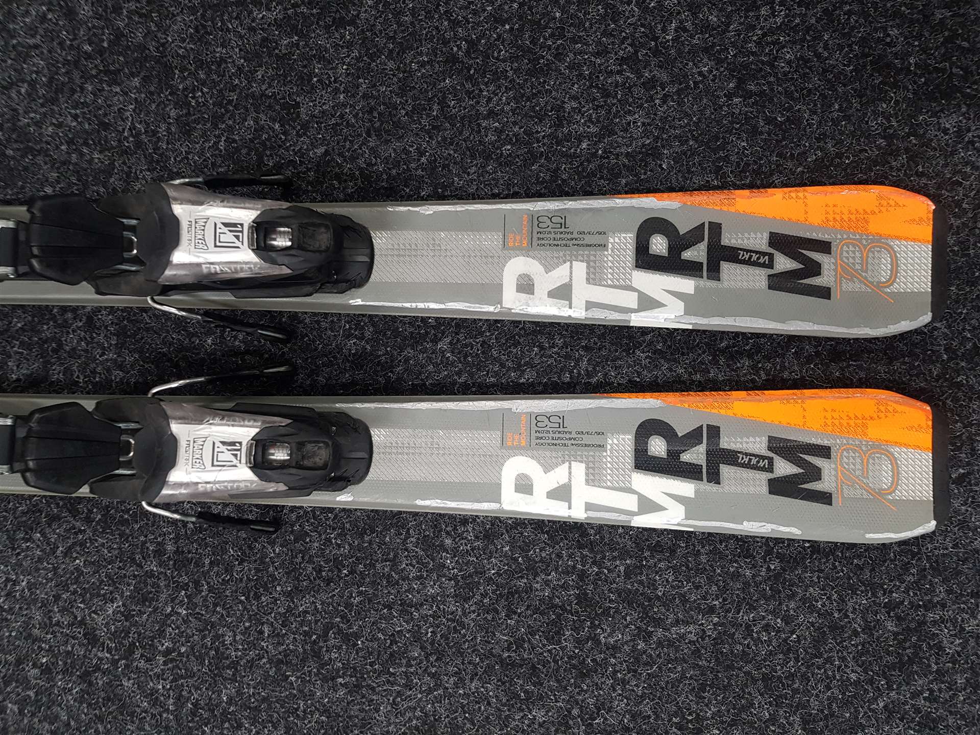 Sci VOLKL RTM 73 usati + attacchi Marker Fastrek 10