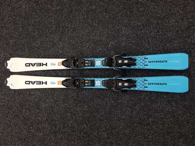Rabljene dječje skije HEAD Supershape Team 127 + vezovi Tyrolia JRS 7.5 CA