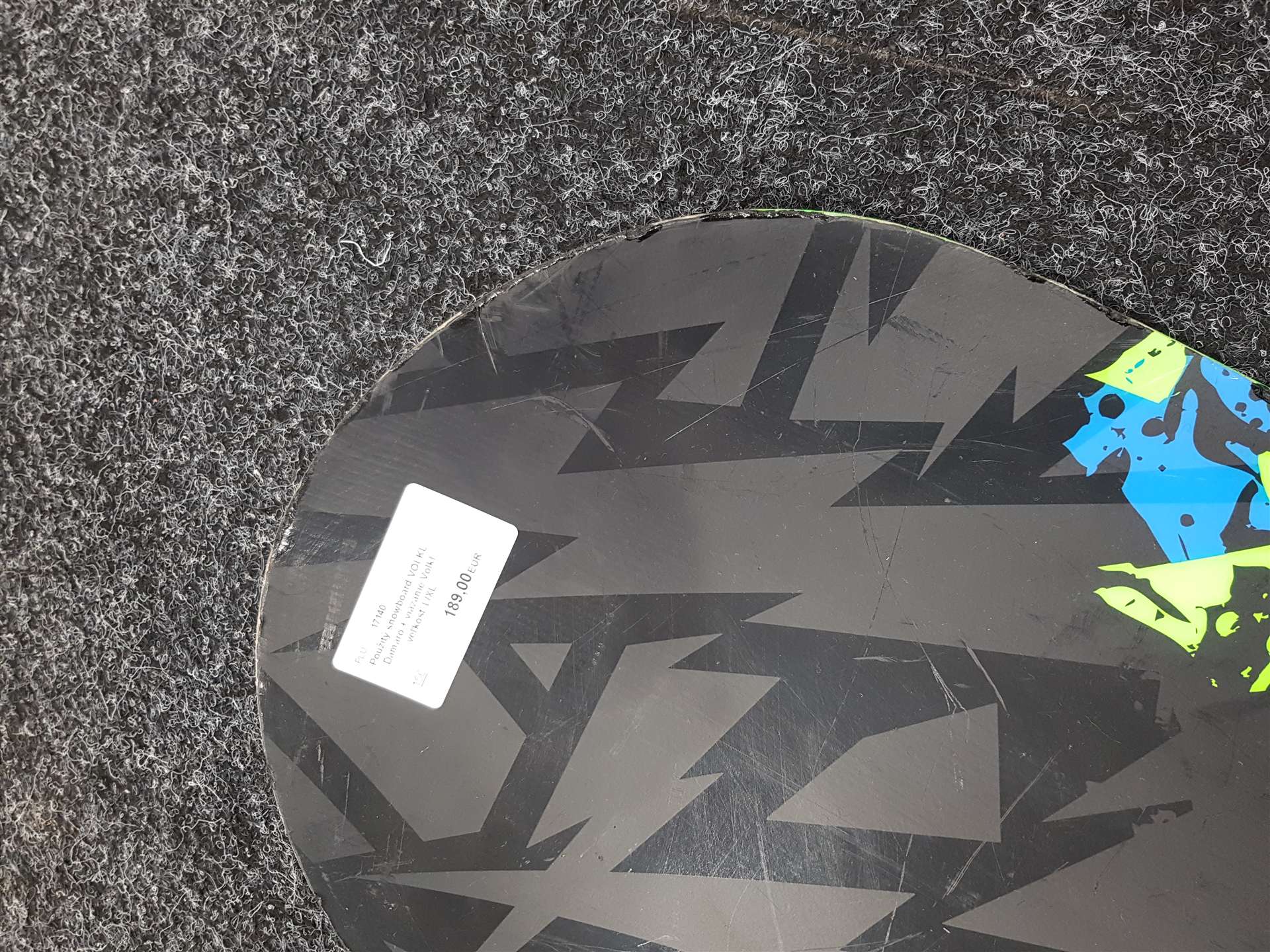 Snowboard VOLKL Damaro usato + attacchi Volkl taglia L/XL