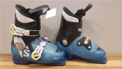 Bazárové lyžařské boty SALOMON modré