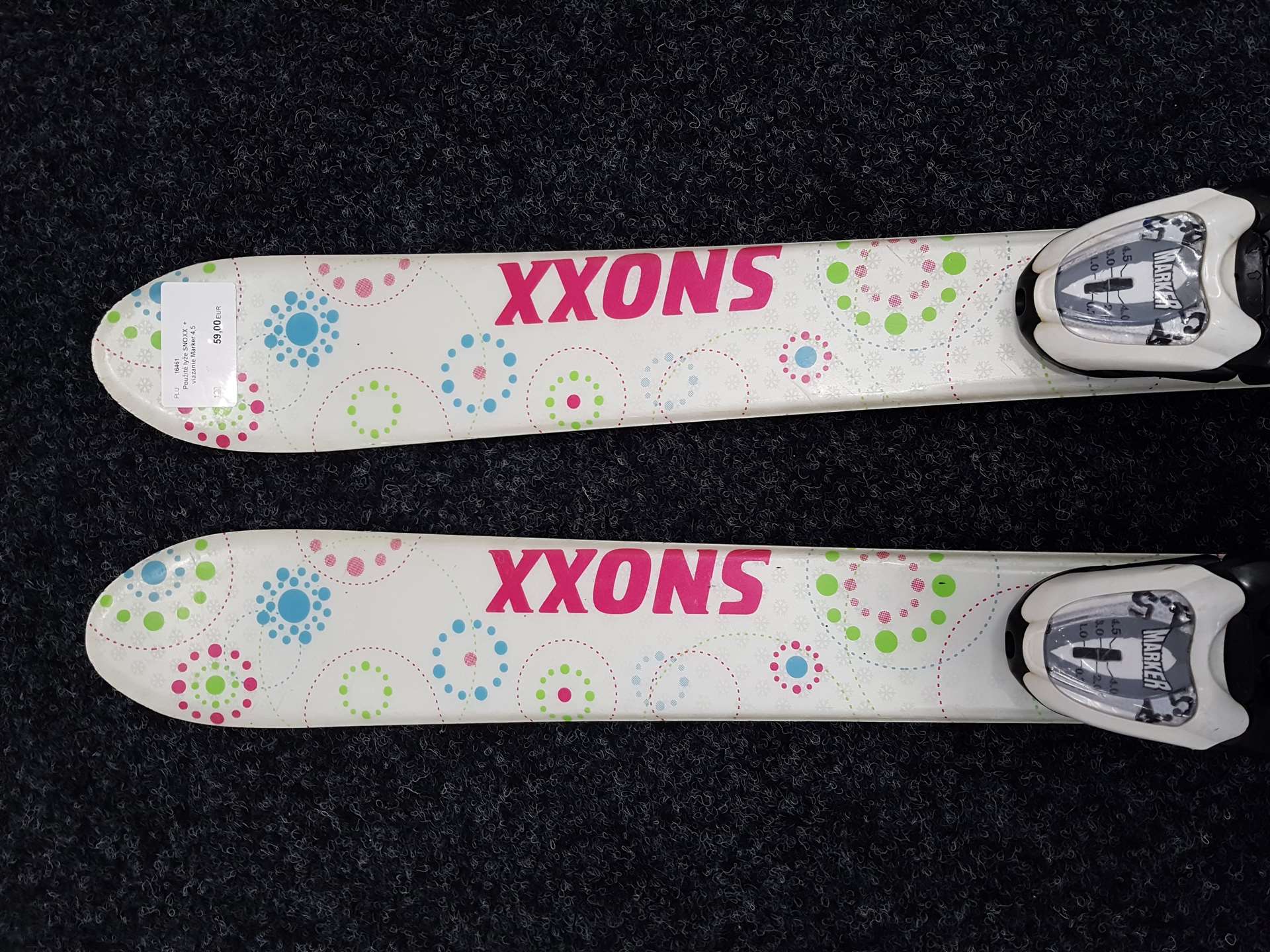 Używane narty SNOXX + wiązania Marker 4.5