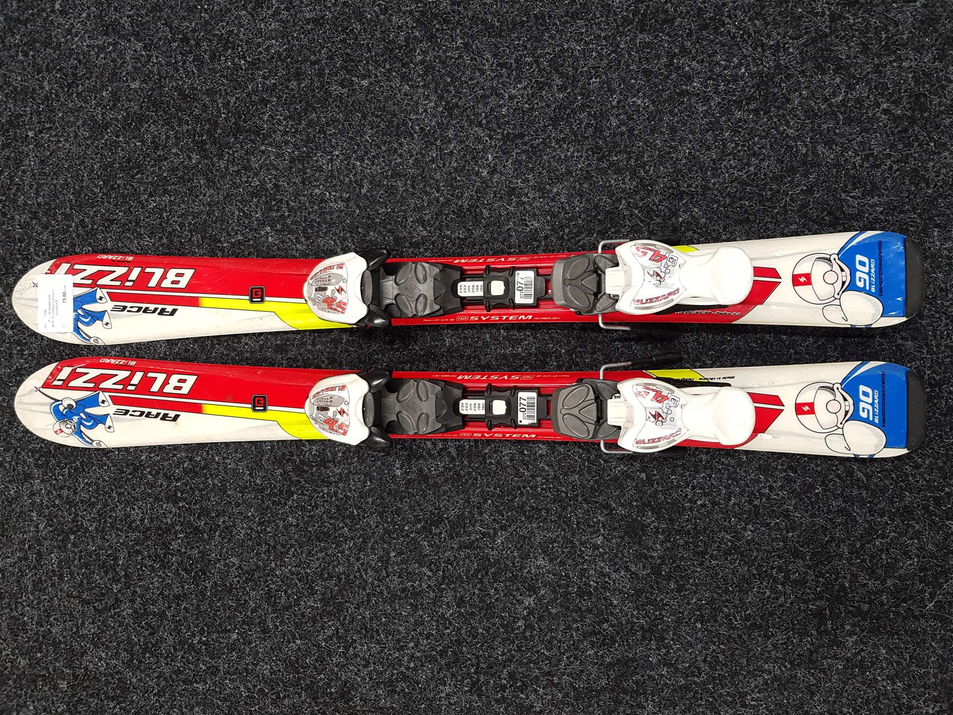 Używane narty dziecięce BLIZZARD Race + wiązania Blizzard 4.5