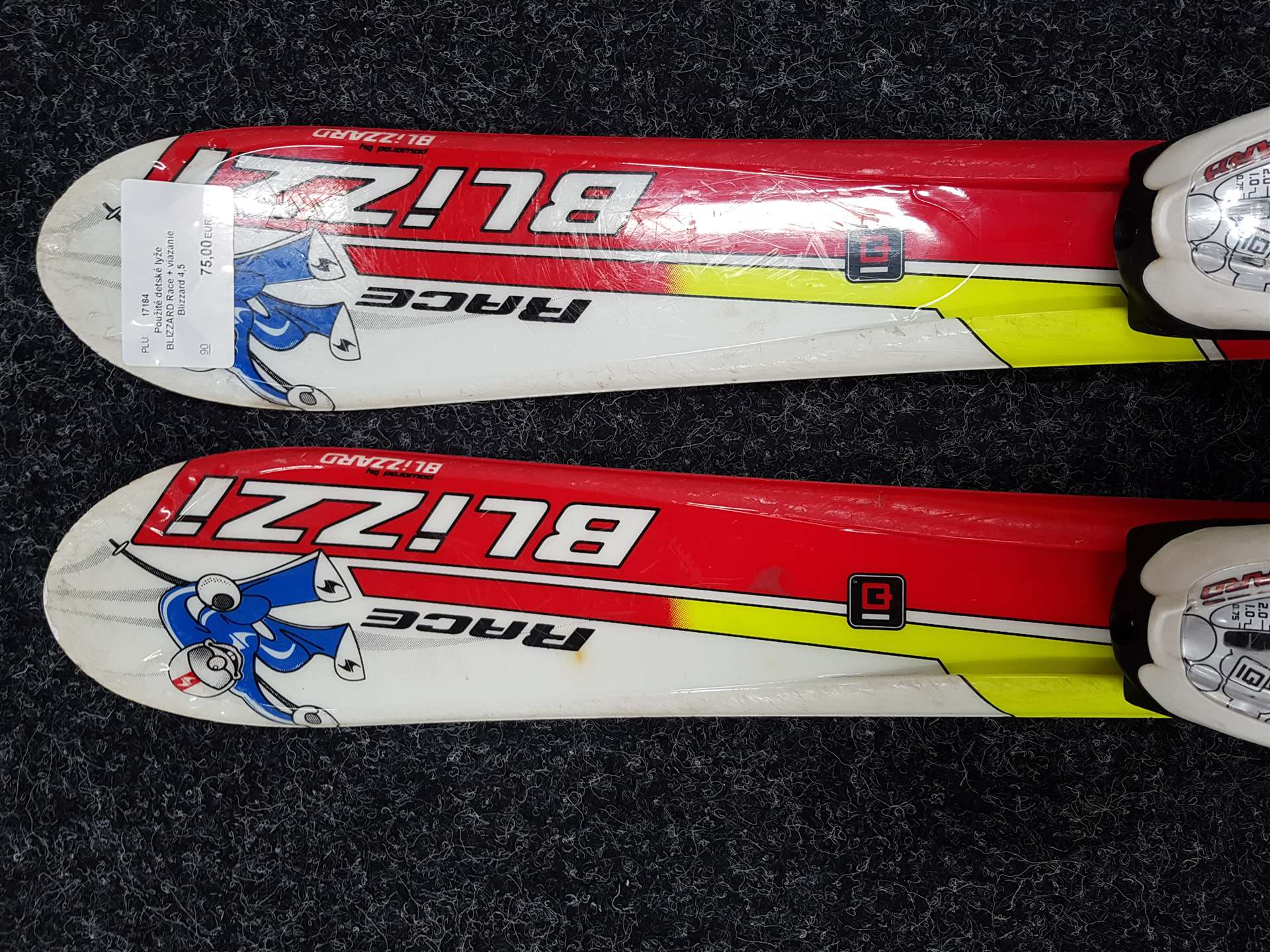 Używane narty dziecięce BLIZZARD Race + wiązania Blizzard 4.5