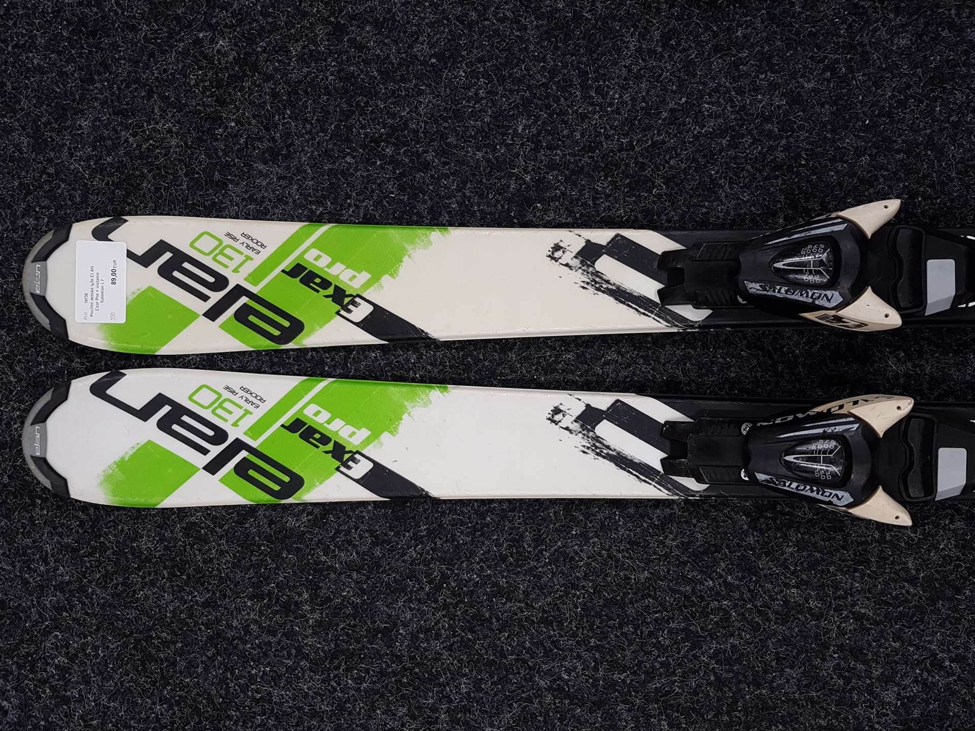 Gebrauchte Kinderski ELAN Exar Pro + Salomon L7 Bindungen