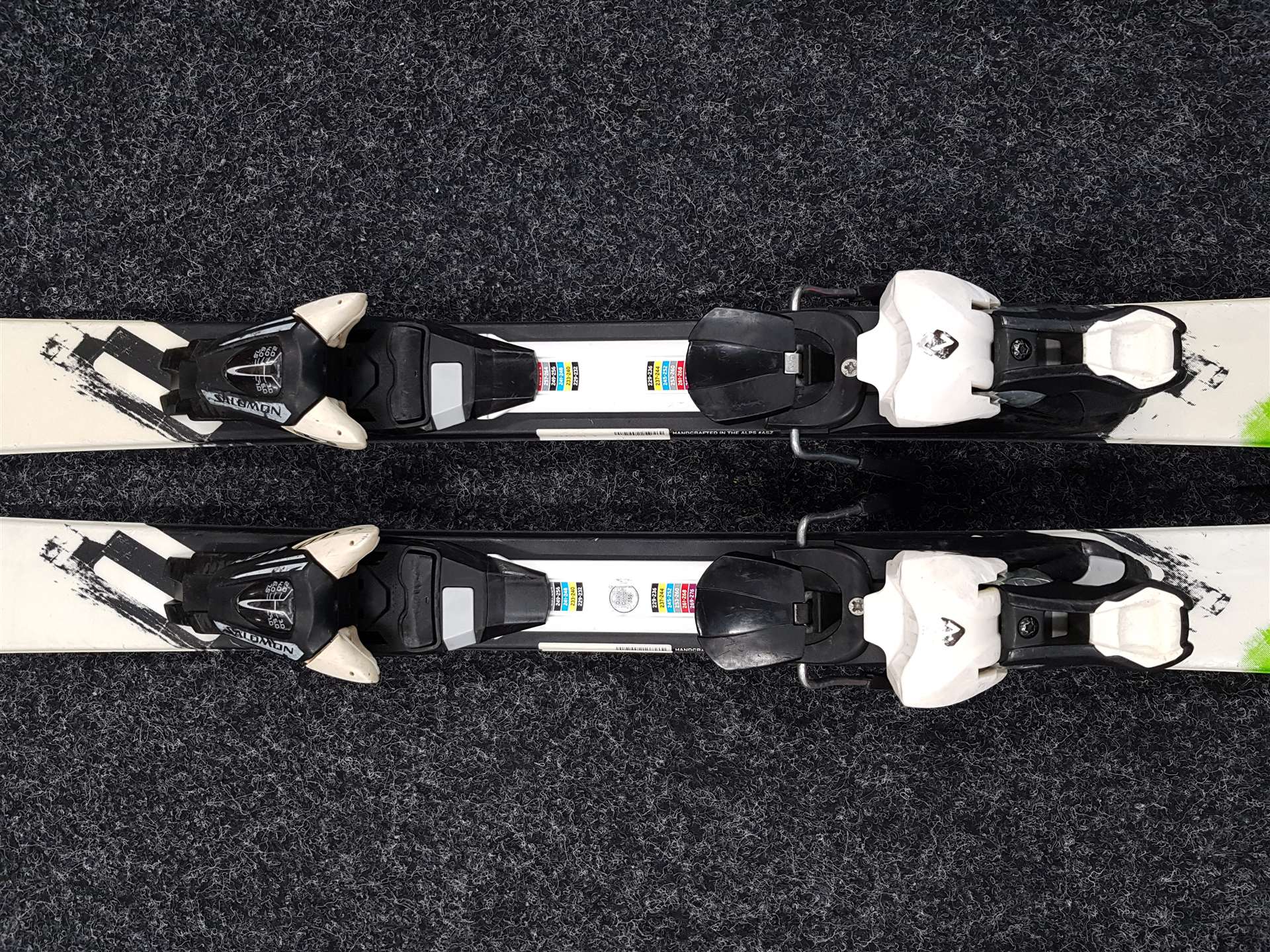 Gebrauchte Kinderski ELAN Exar Pro + Salomon L7 Bindungen