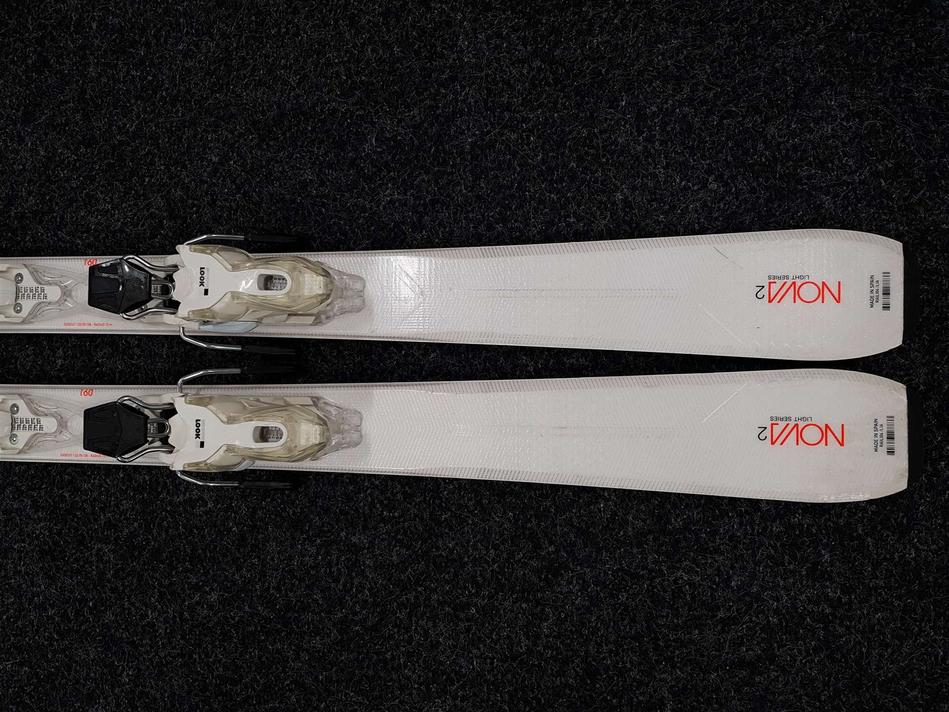 Gebrauchte ROSSIGNOL Nova 2 Light Series Ski + Look Xpress 11 Bindungen