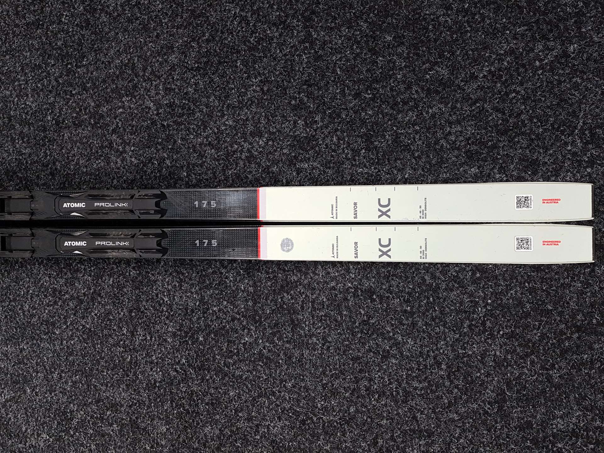 Gebrauchte Atomic Savor XC Langlaufski + NNN Prolink Bindungen