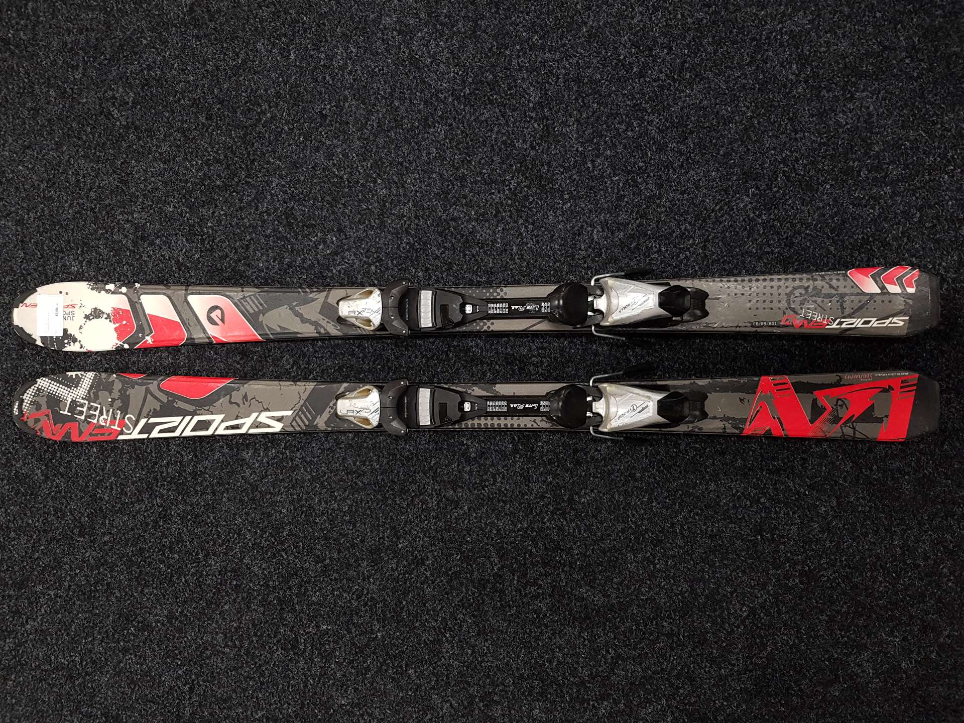 Použité lyže Sporten Street + viazanie Tyrolia RLX 7.5