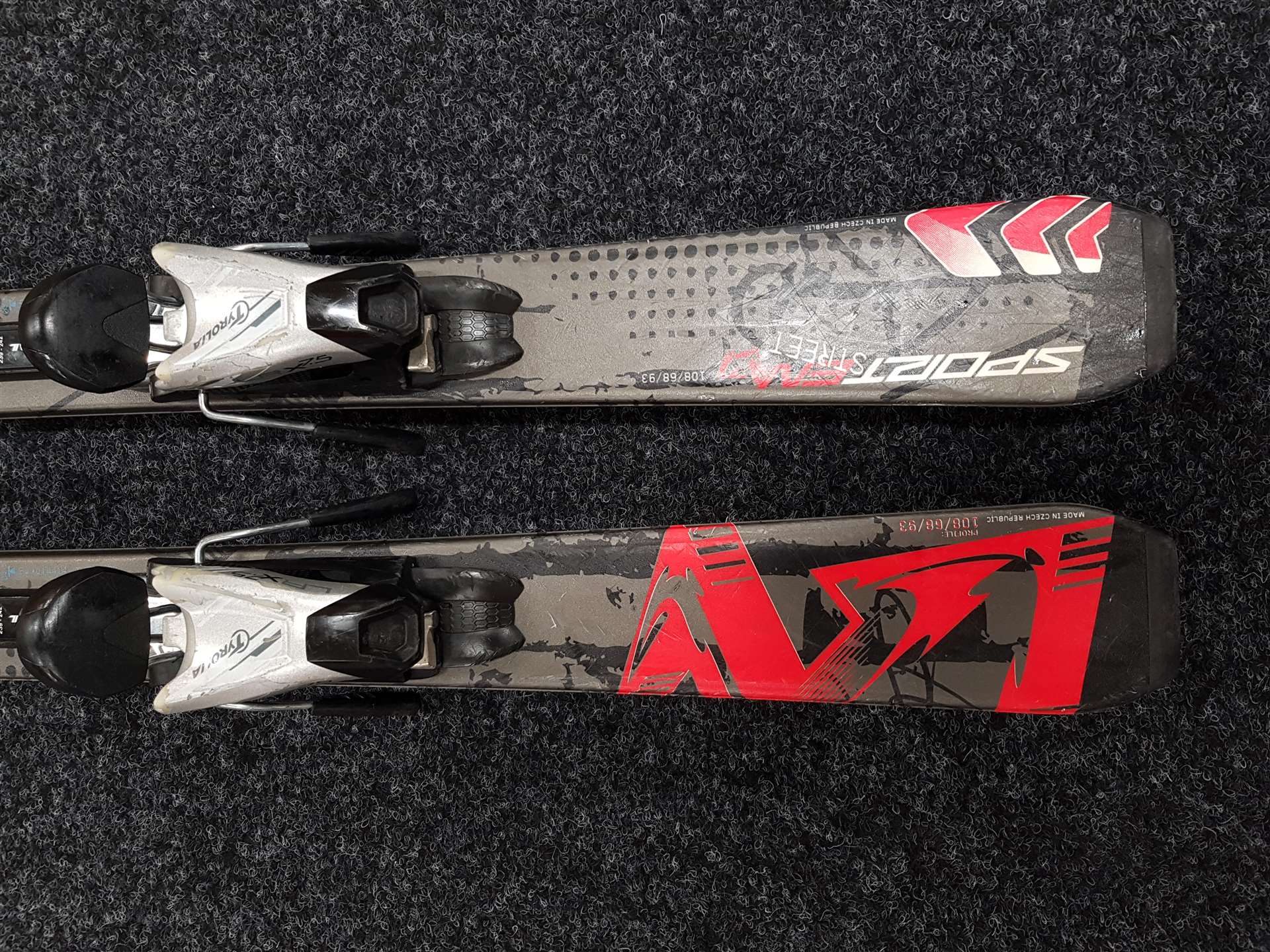 Použité lyže Sporten Street + viazanie Tyrolia RLX 7.5
