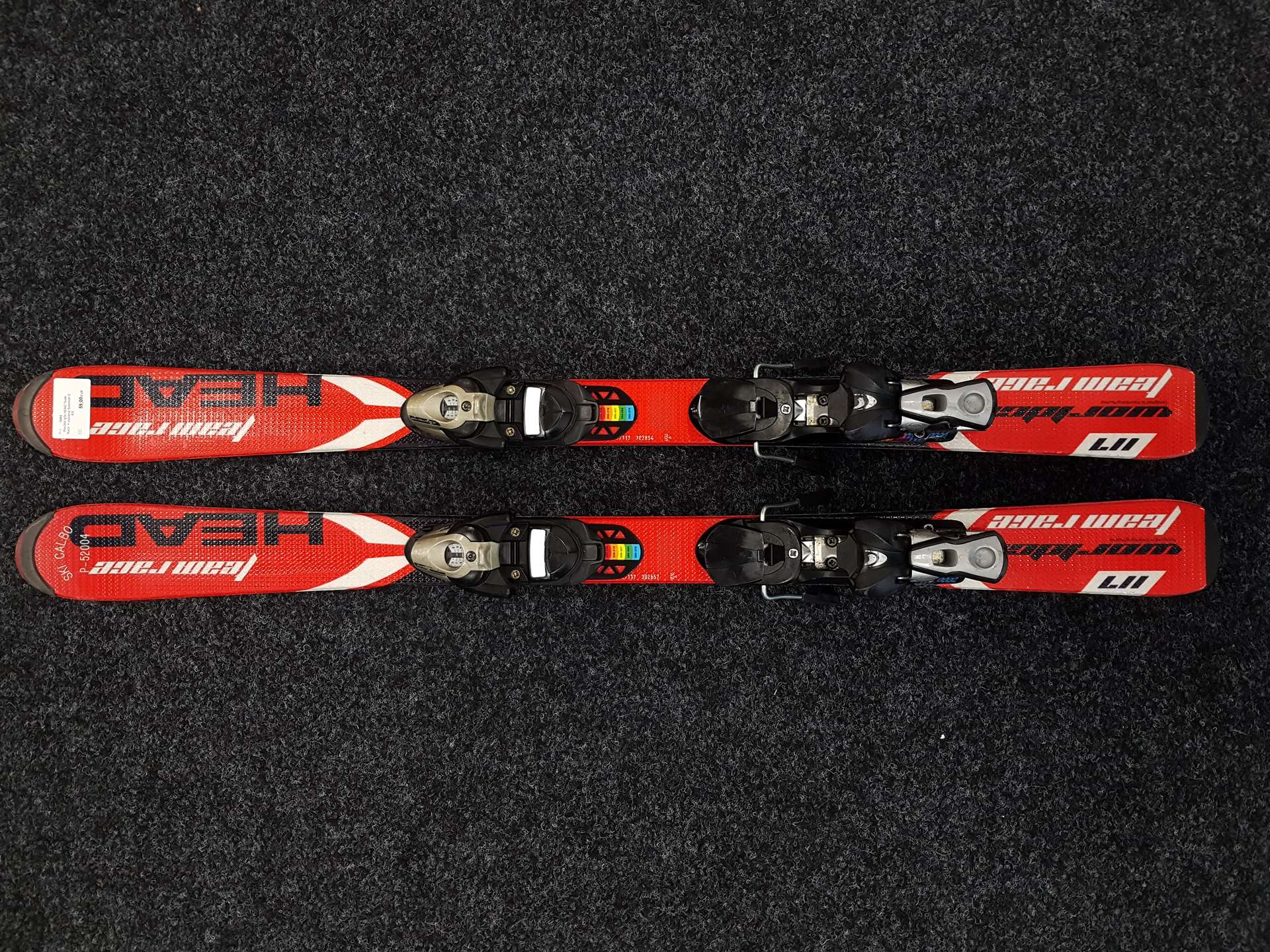 Gebrauchte HEAD Team Race Ski + Salomon C 9.0 Bindungen