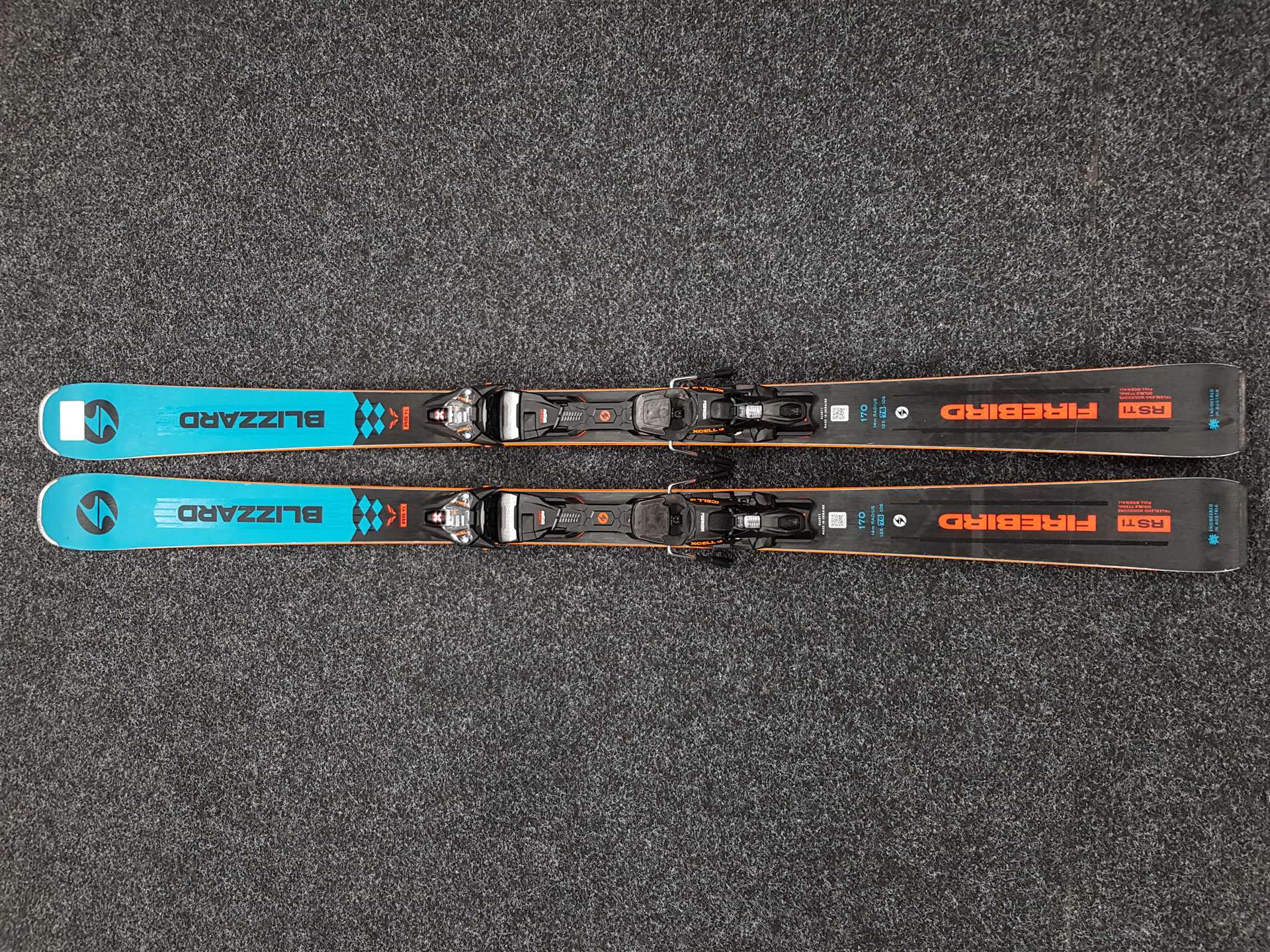 Skis BLIZZARD Firebird RS Ti d'occasion + fixations Marker Xcell 12