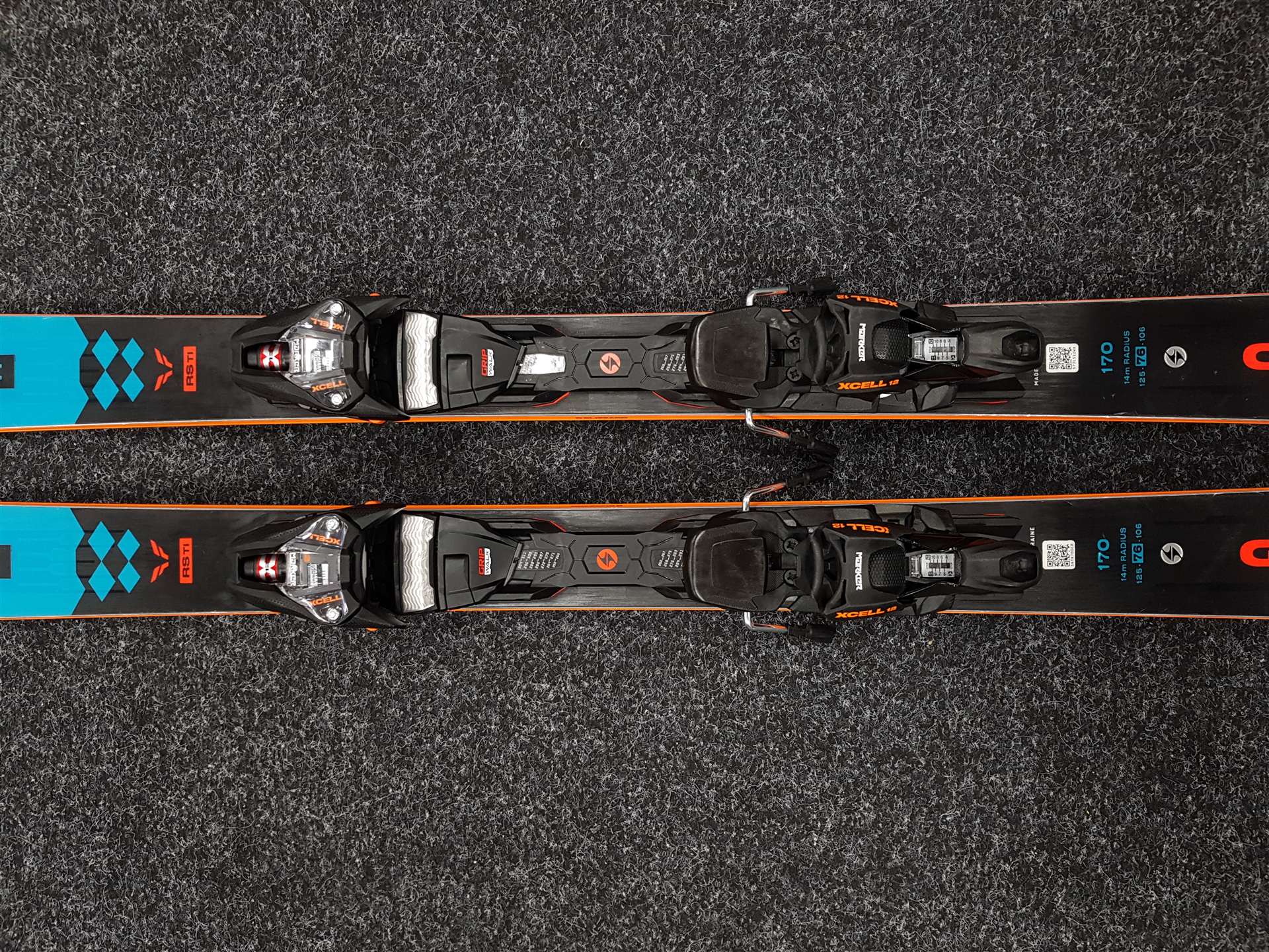Skis BLIZZARD Firebird RS Ti d'occasion + fixations Marker Xcell 12