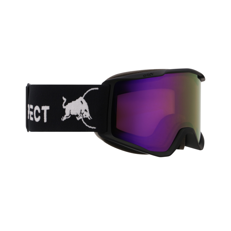 RED BULL SPECT NEON-07PU2 síszemüveg, fekete/narancssárga, lila tükörrel