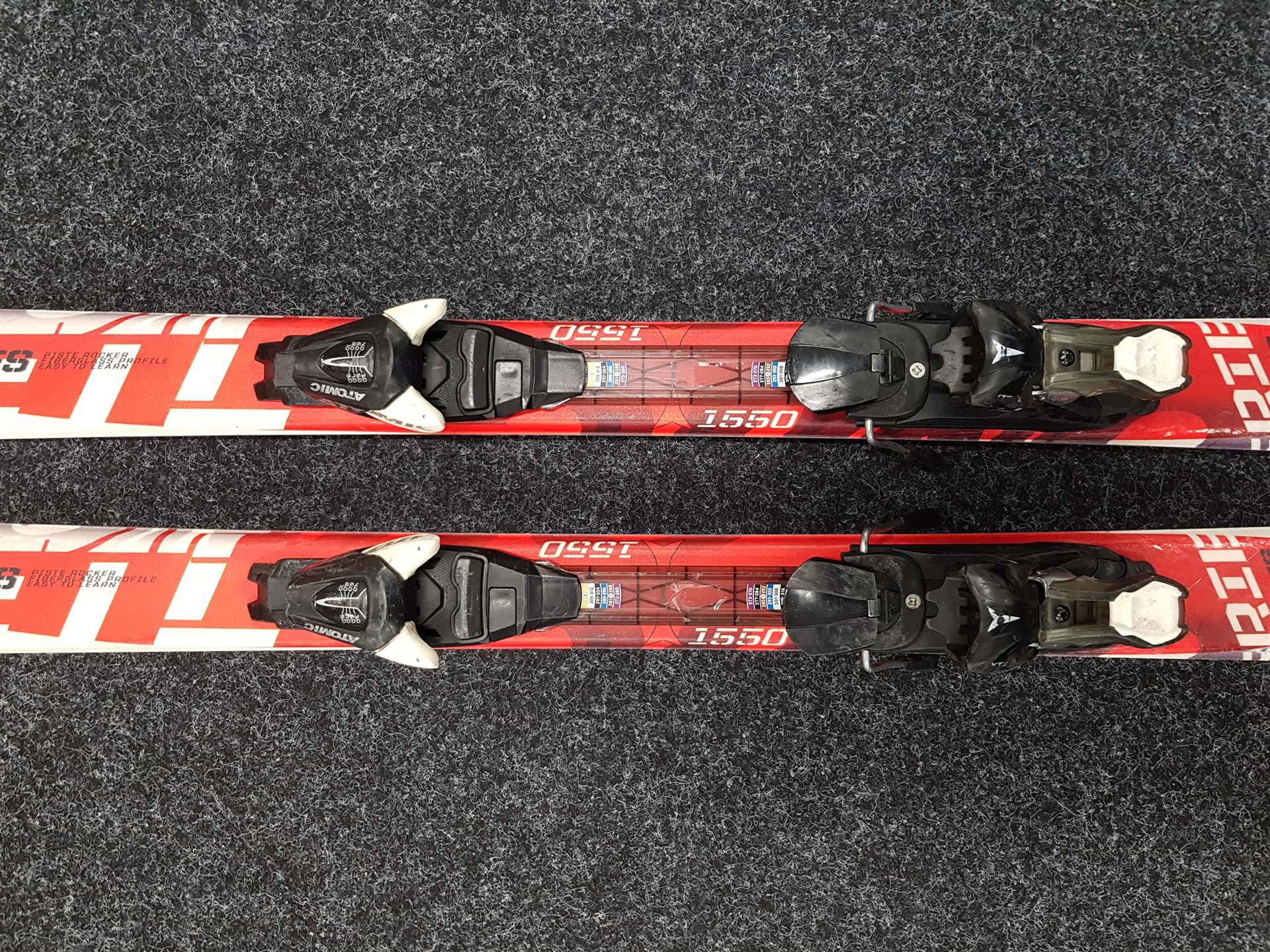 Skis ATOMIC ETL SERIES d'occasion + fixations Atomic 10.0
