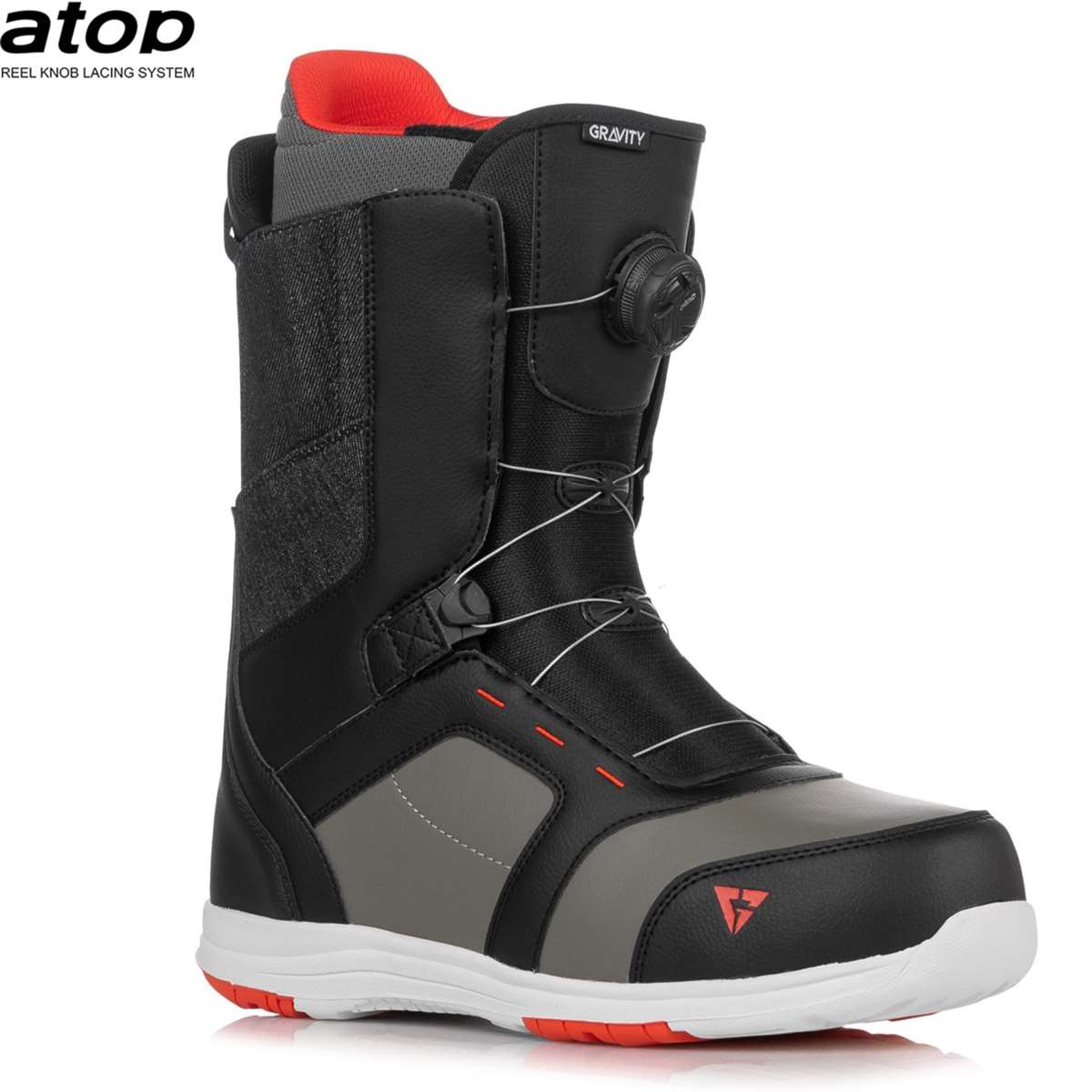 Bottes de snowboard Gravity Recon Atop noir/denim keef
