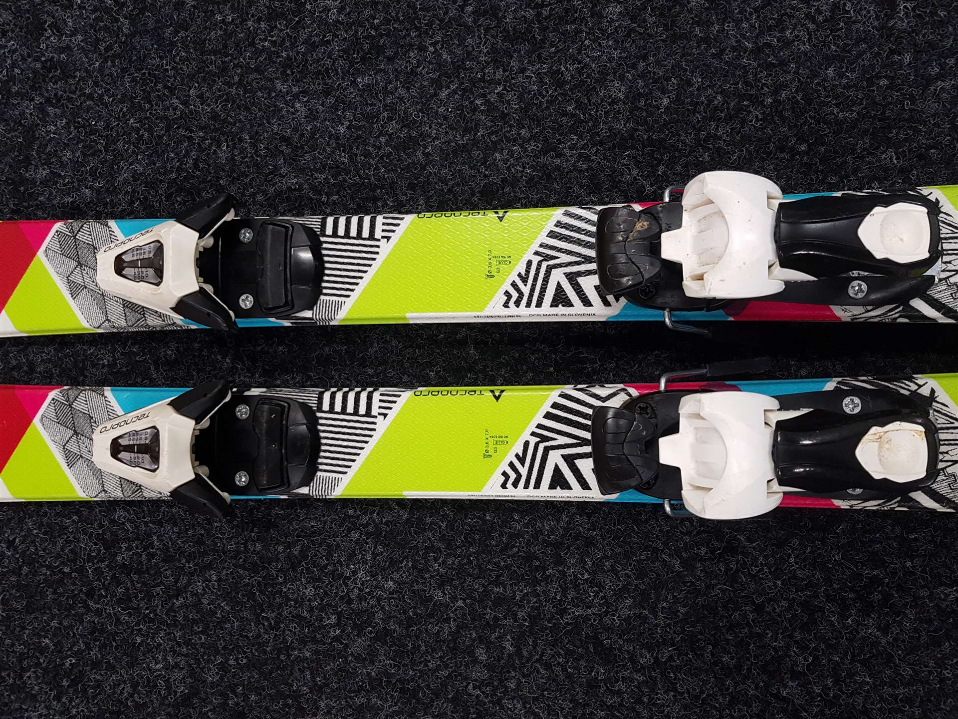 Použité lyže TECNOPRO Sweety  + viazanie Tecnopro TC 4,5