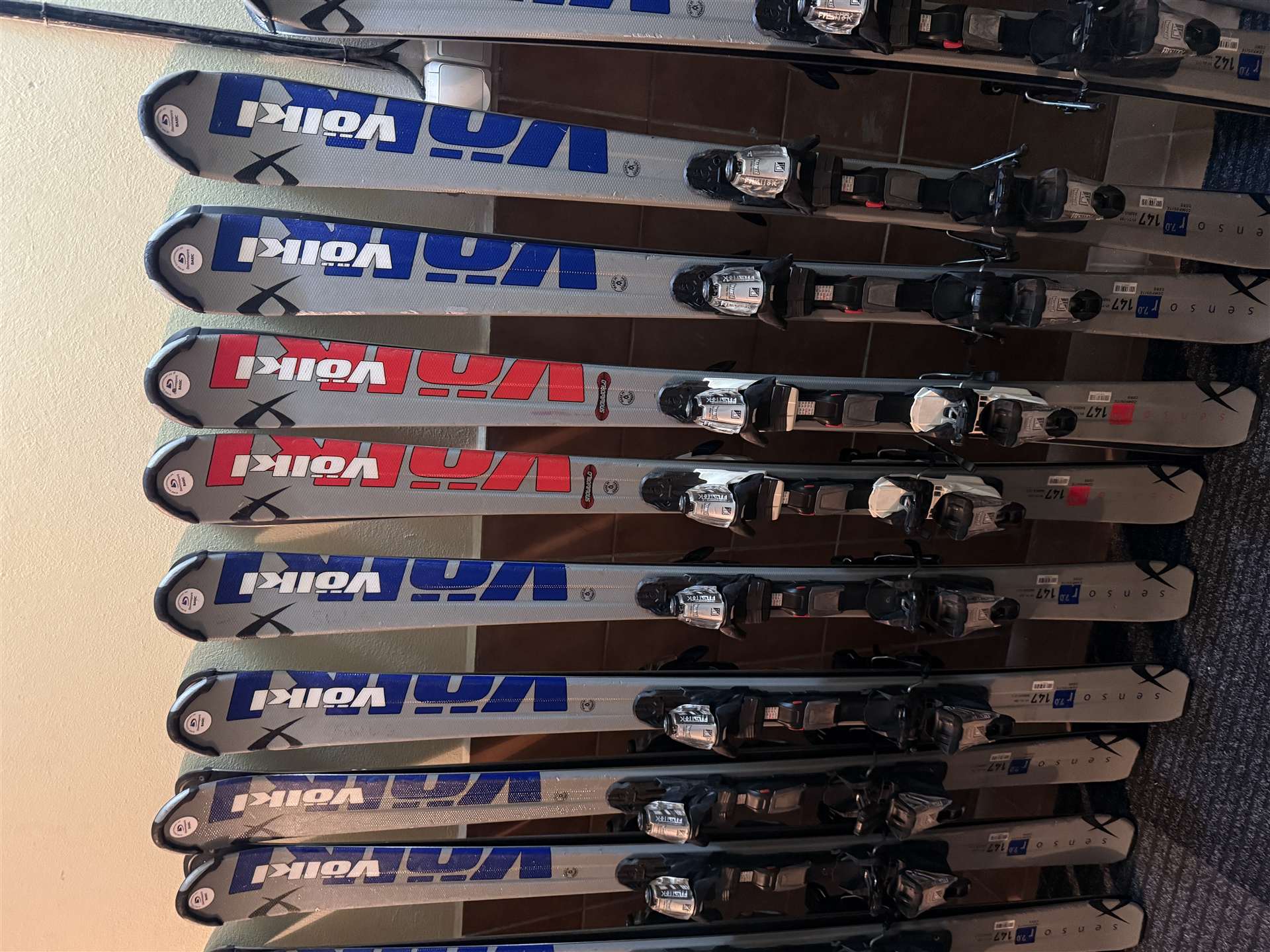 Lyže Volkl 22 kusov - 55€ za kus