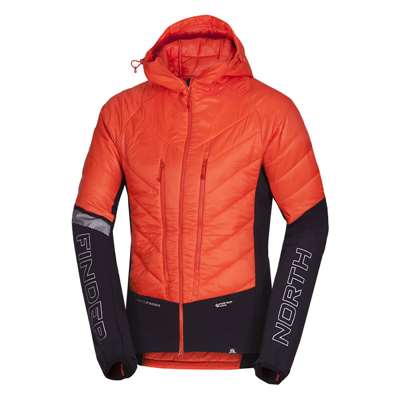 Pánska bunda ski-touring Northfinder BU-5111SKP Ohniste orange