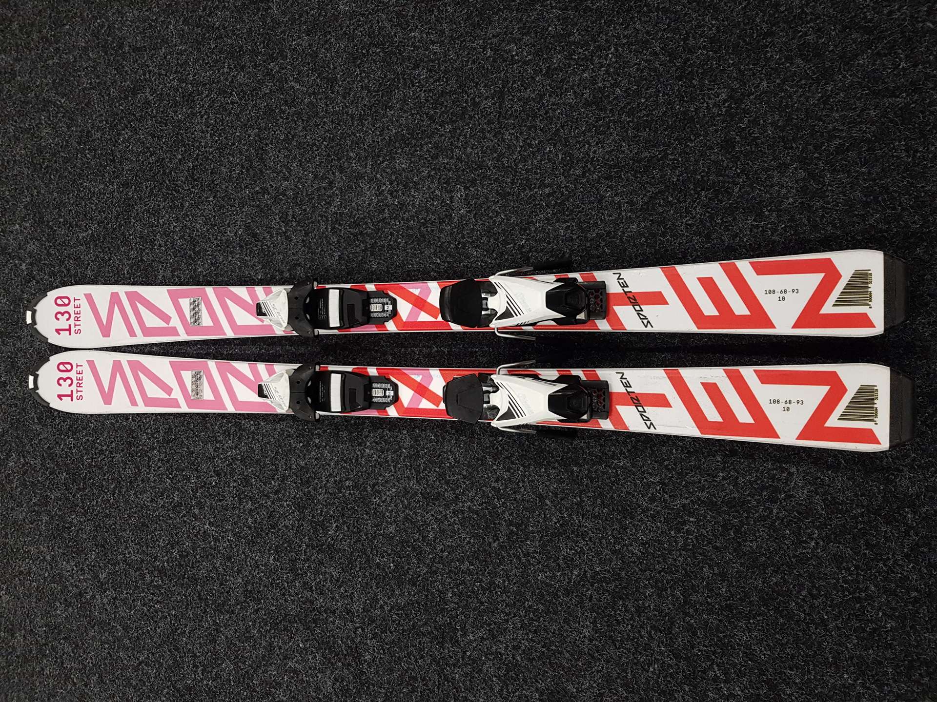 Použité detské lyže SPORTEN Street + viazanie Tyrolia SLR 7,5