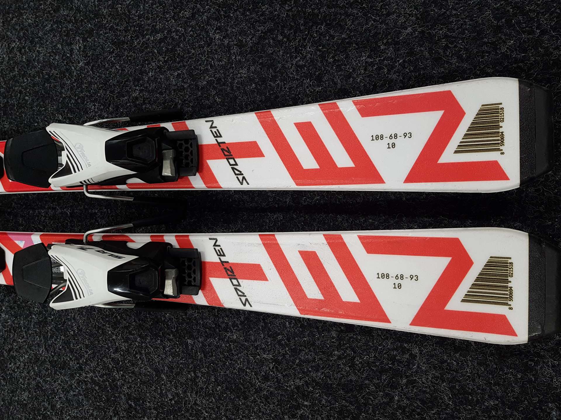 Použité detské lyže SPORTEN Street + viazanie Tyrolia SLR 7,5