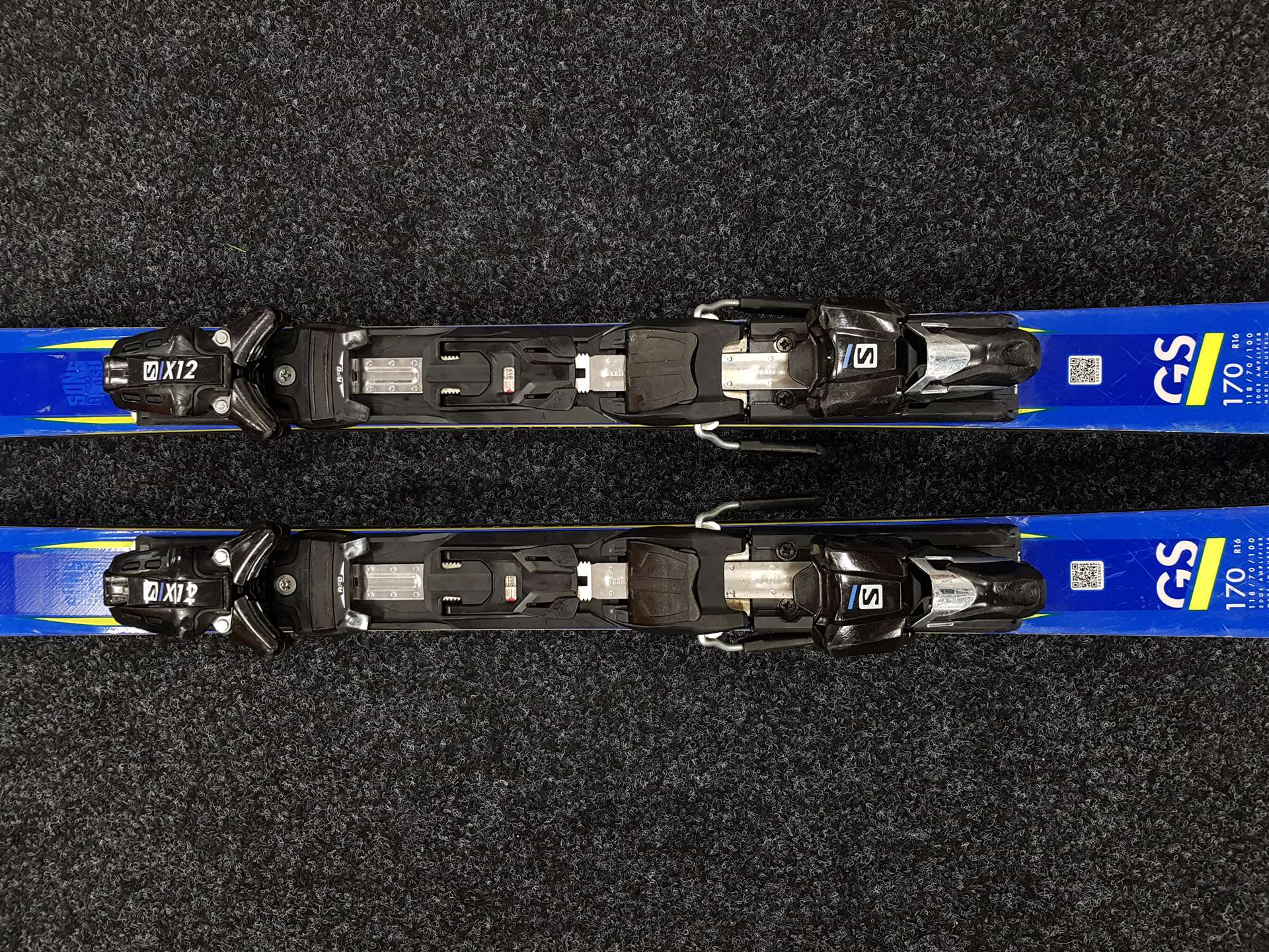 Skis Salomon S/Race Rush GS d'occasion + fixations Salomon X12