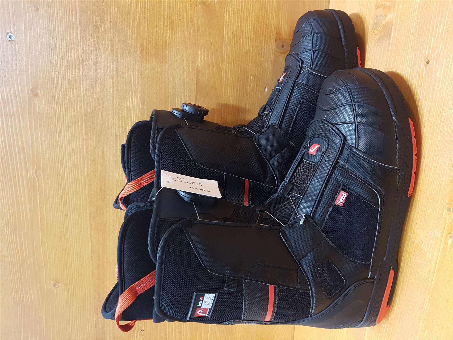 Použité snowboardové topánky HEAD 4D Boa