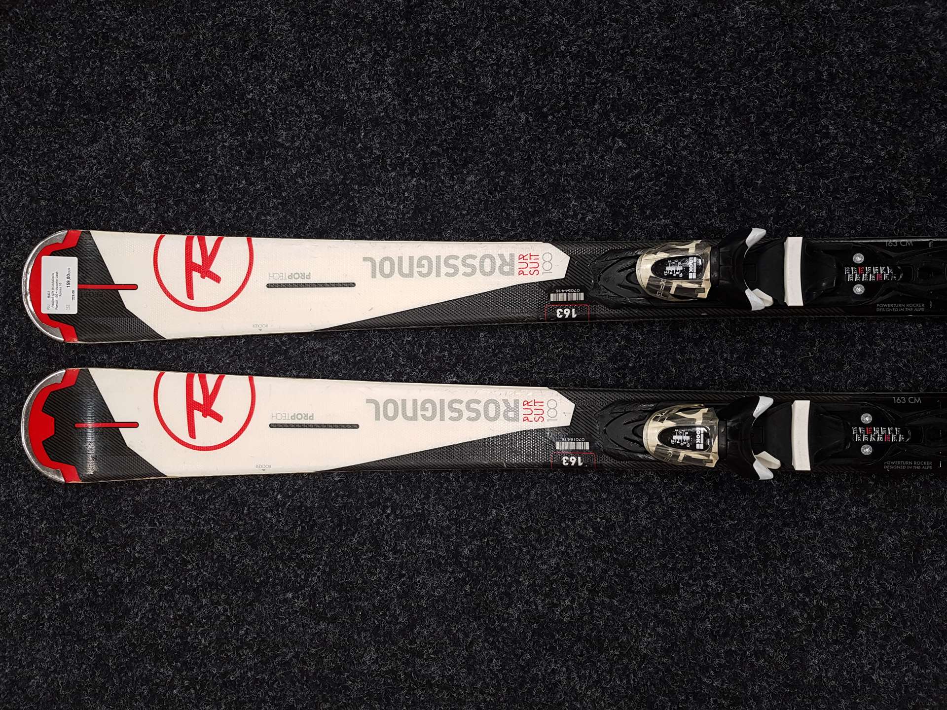 Použité lyže ROSSIGNOL Pursuit 100 + vázání Look Xpress 10