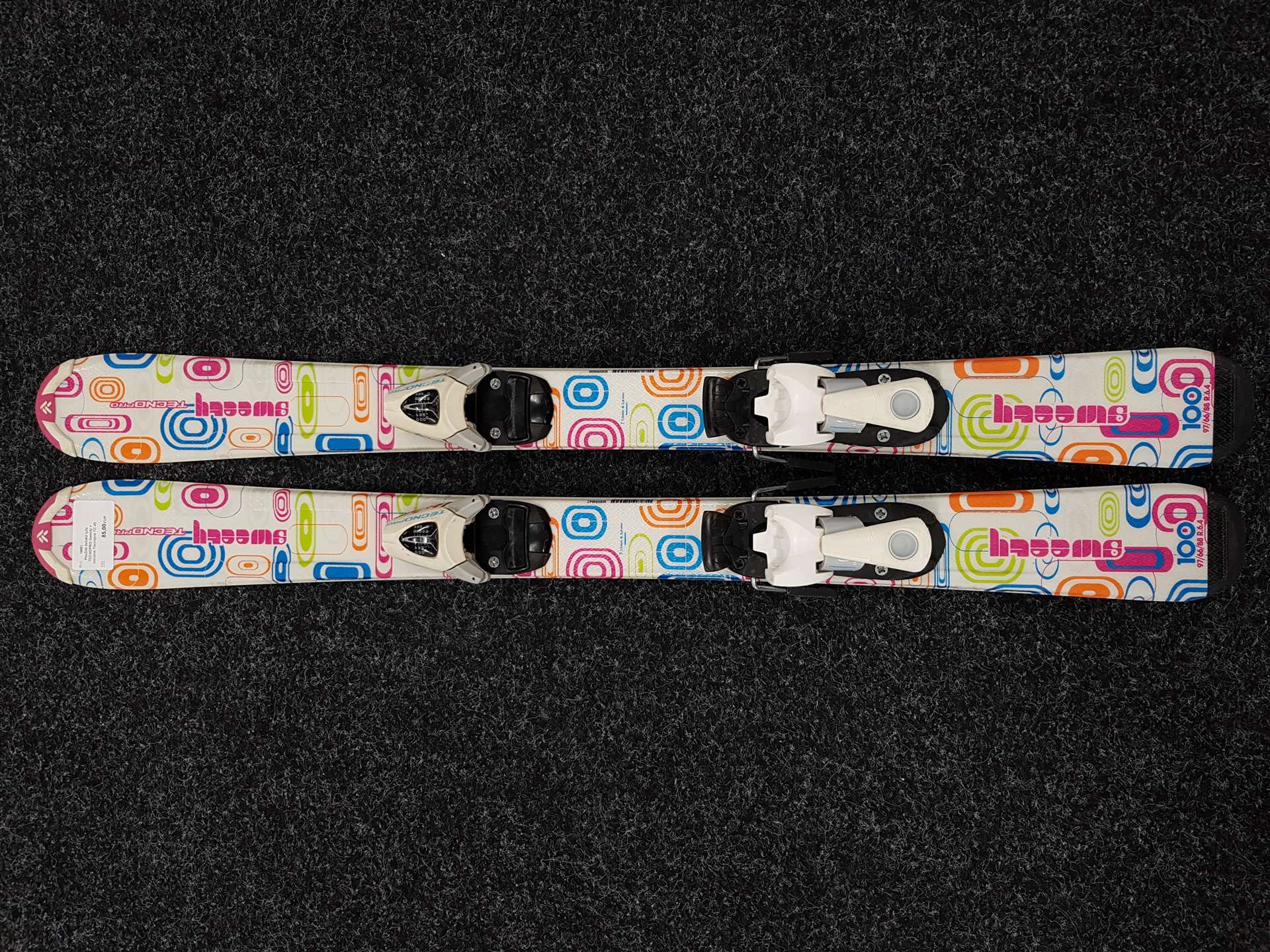 Gebrauchte Kinderski TECNOPRO Sweety + Bindungen Tecnopro TC 45