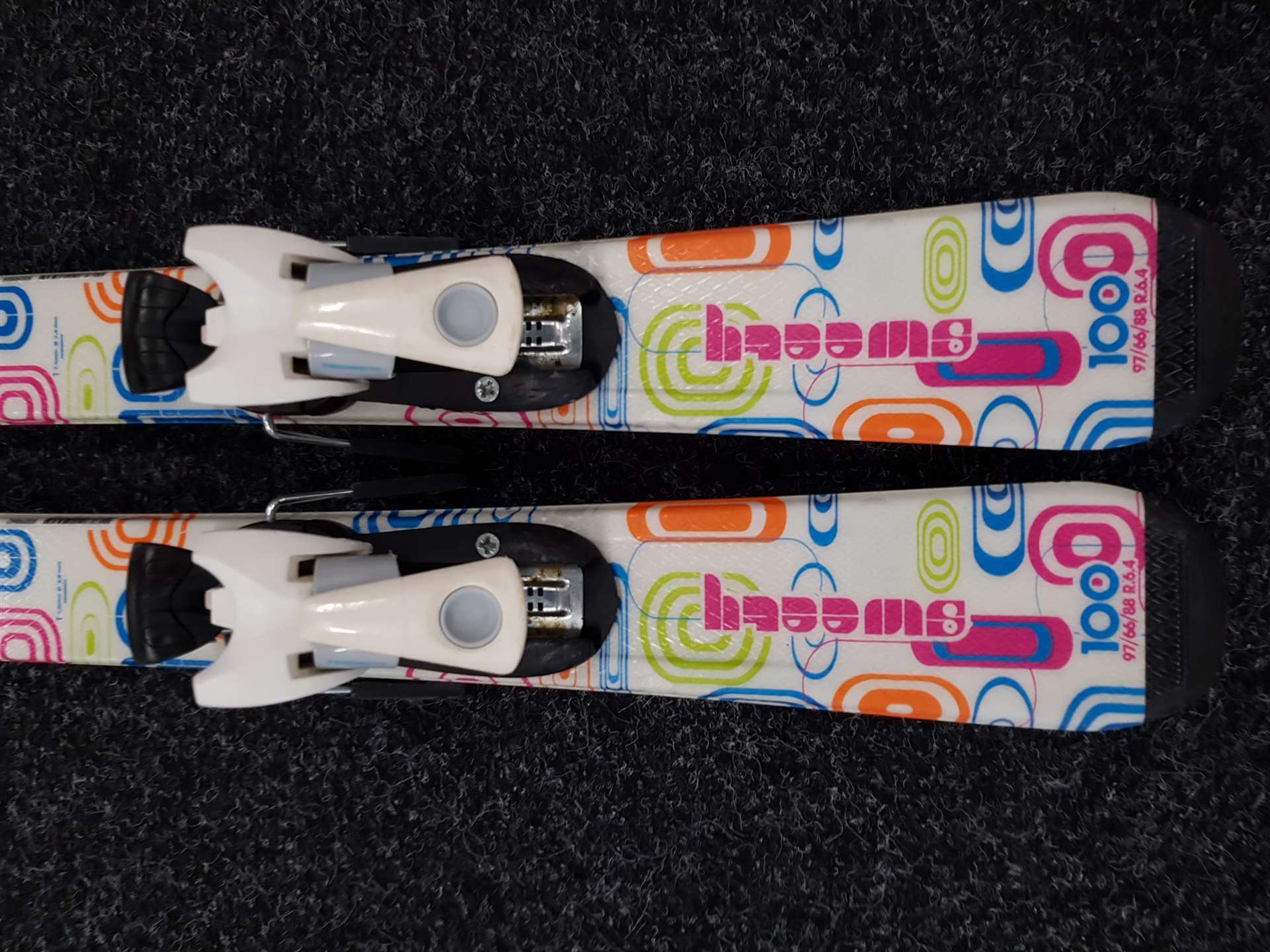 Gebrauchte Kinderski TECNOPRO Sweety + Bindungen Tecnopro TC 45