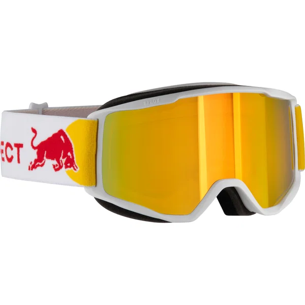 Lyžařské brýle RED BULL SPECT NEON-05RE2, white/brown with red mirror