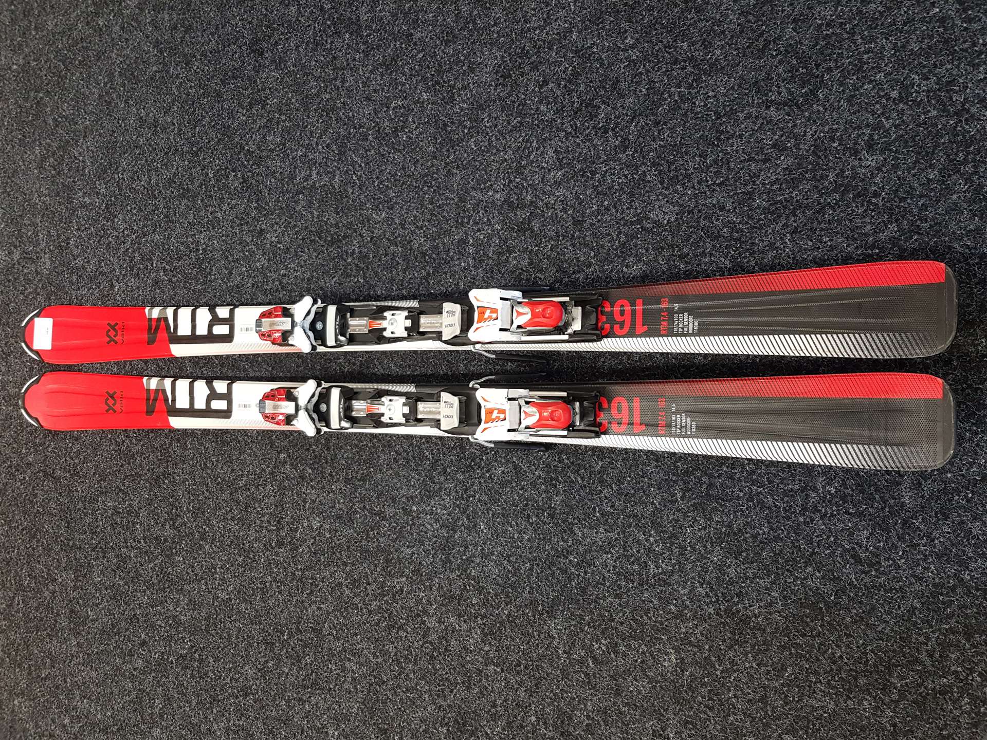 Sci VOLKL RTM 7.4 usati + attacchi Atomic Neox 12