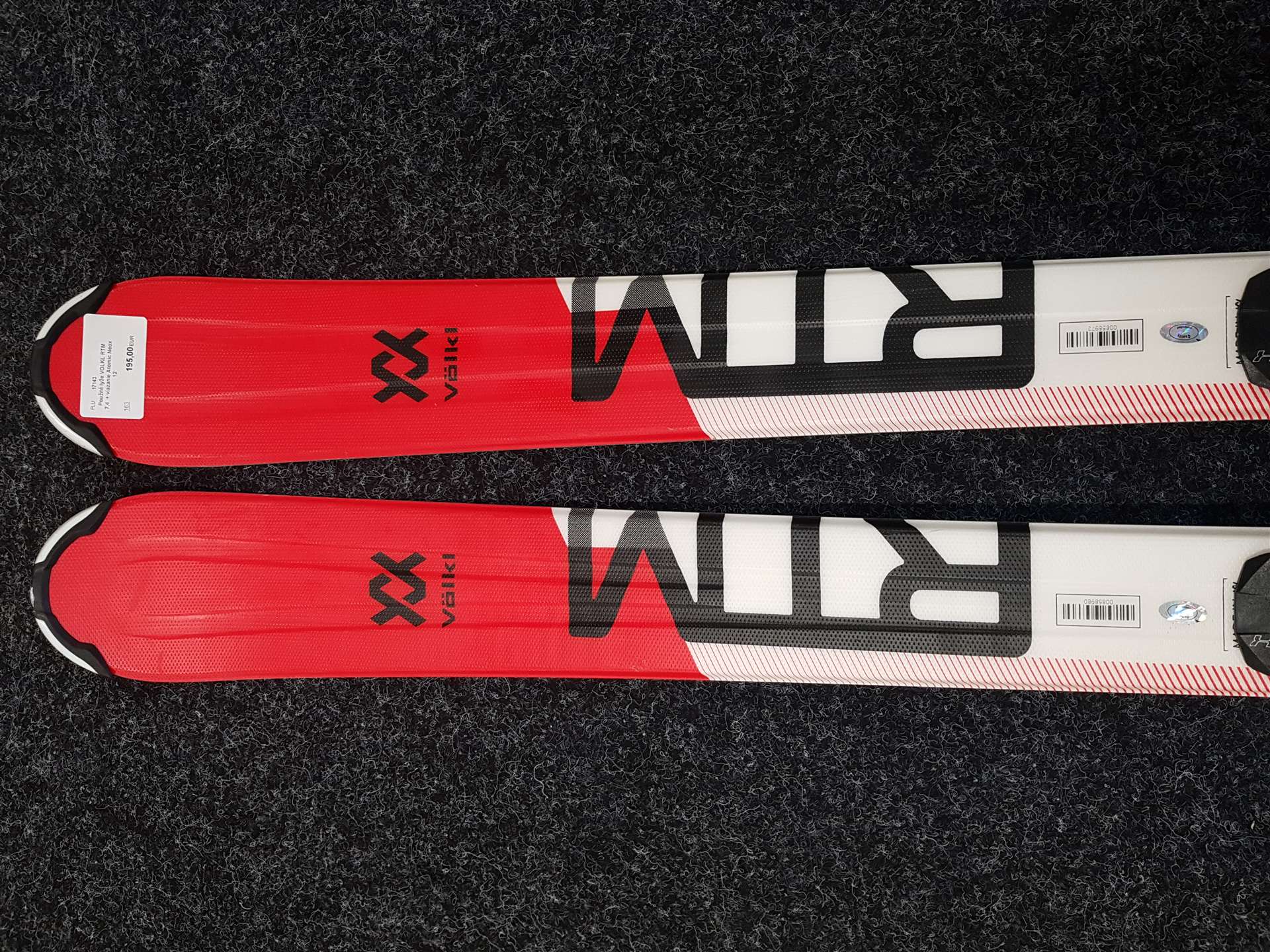 Sci VOLKL RTM 7.4 usati + attacchi Atomic Neox 12