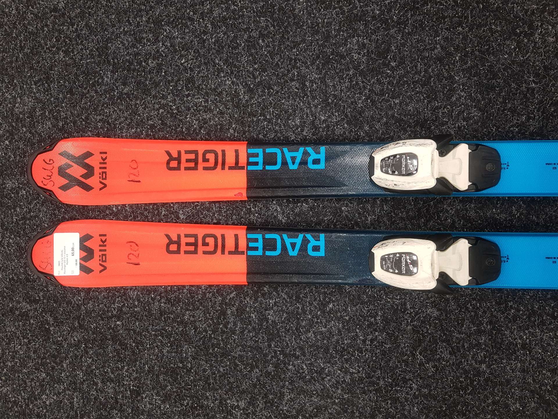 Használt VOLKL Racetiger GS 13 sílécek + Marker 4.5 kötés