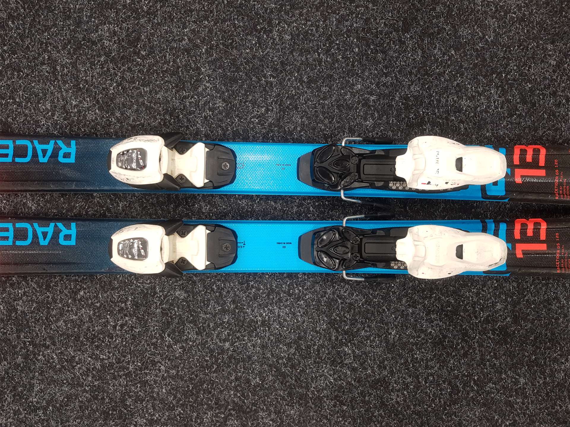 Használt VOLKL Racetiger GS 13 sílécek + Marker 4.5 kötés